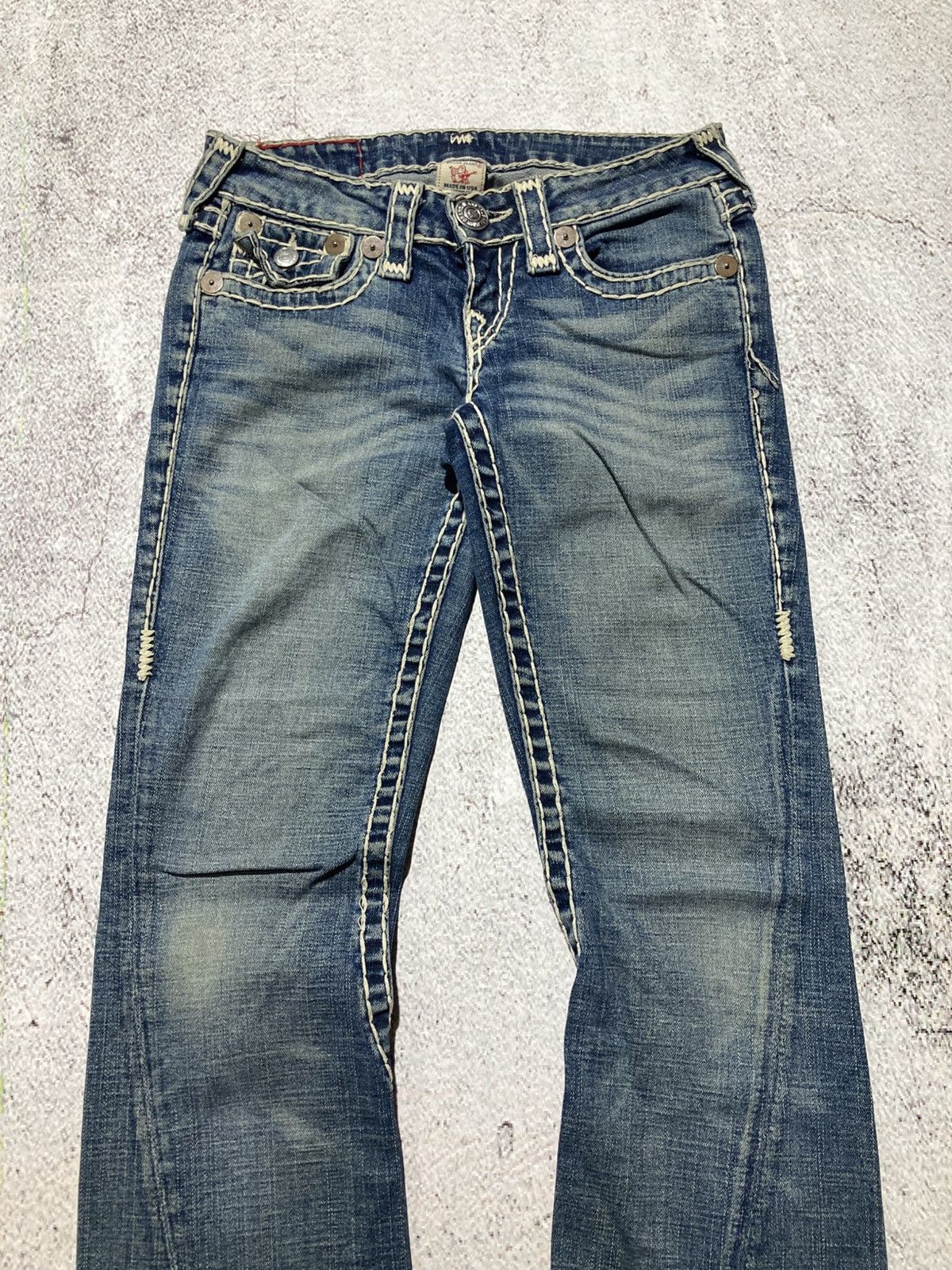 True Religion Vintage True Religion USA Bootcut Flared Denim Jeans Blue Size US 28 / EU 44 - 12 Thumbnail