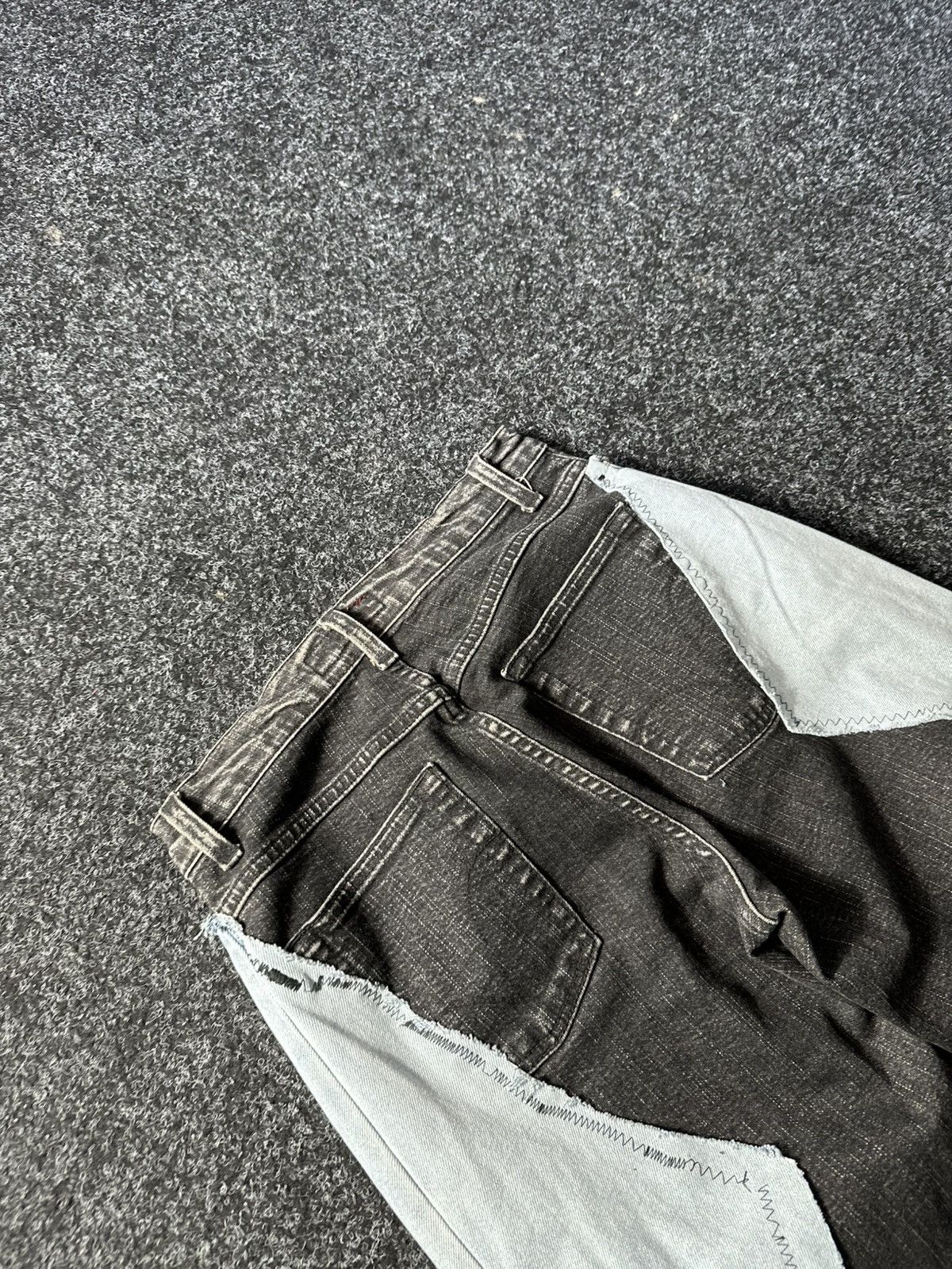 If Six Was Nine 🚨GRAIL CUSTOM DENIM JEANS 2in1 ULTRA BAGGY Y2K JAPANESE STYL Size US 30 / EU 46 - 16 Thumbnail