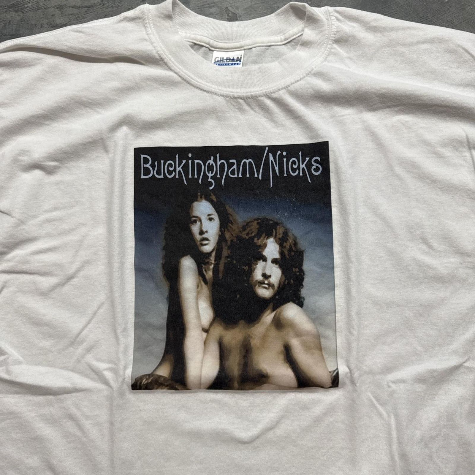 Vintage Lindsey Buckingham StevieNicks Fleetwood Mac Vintage T-Shirt Size US XL / EU 56 / 4 - 2 Thumbnail