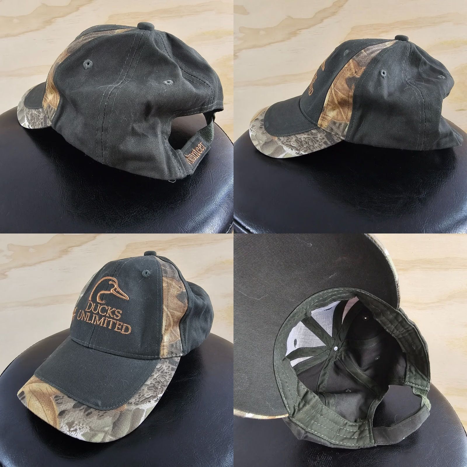 Vintage Ducks Unlimited Camo Baseball Cap Mens One Size Adjustable Hunting Outdoor Hat Size ONE SIZE - 8 Thumbnail