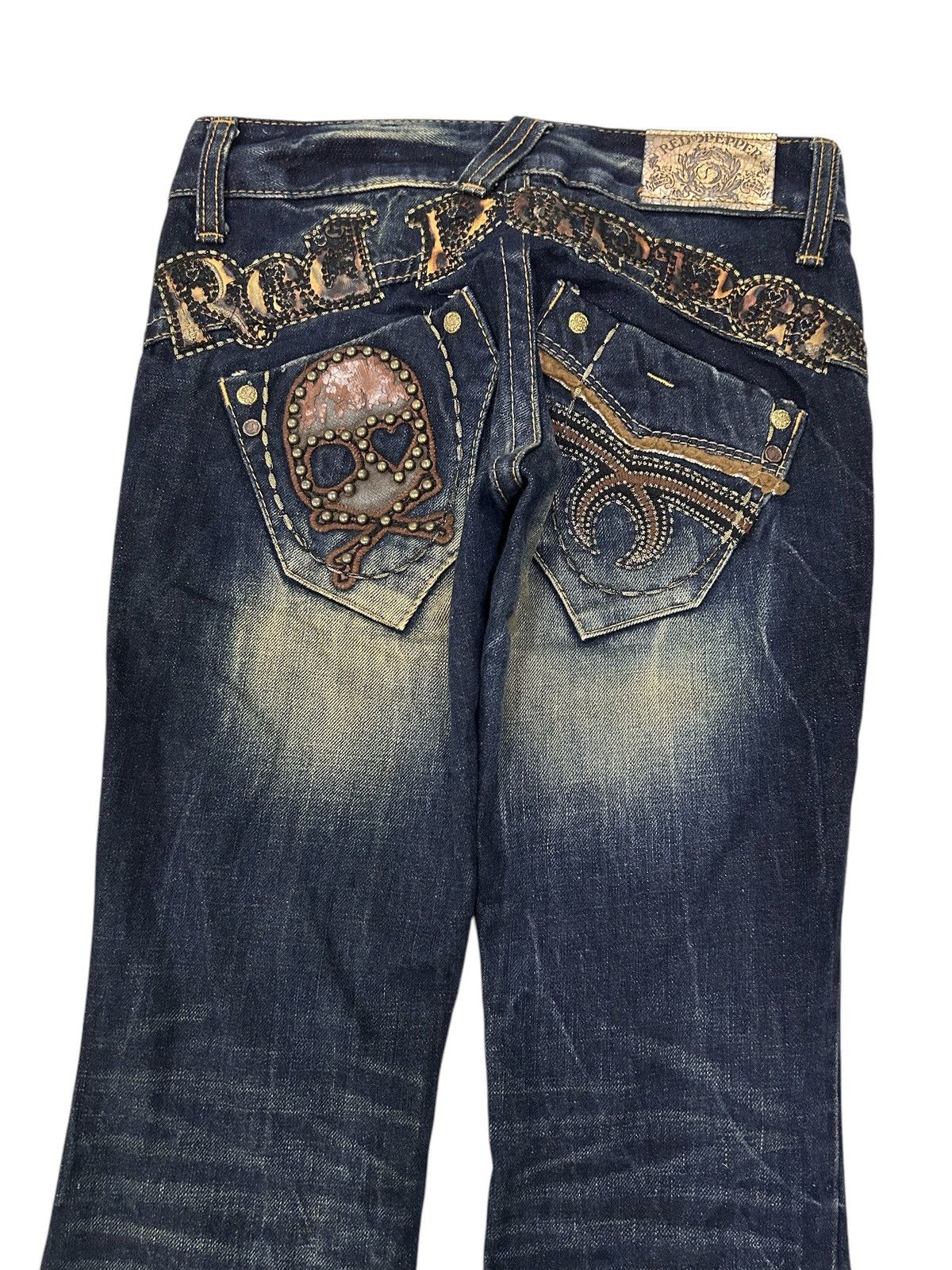 Japanese Brand vintage 2000’s flared mudwash archive japanese denim Size US 29 - 4 Thumbnail