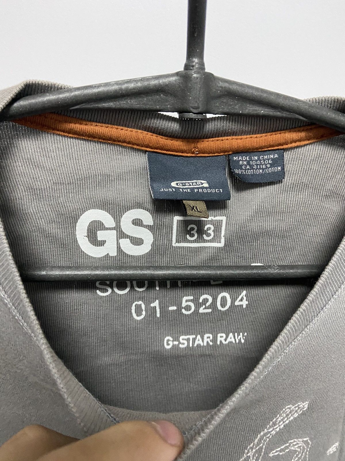G-Star × Vintage G Star Raw Vintage 90s Big Logo T Shirt South east Size US XL / EU 56 / 4 - 6 Thumbnail