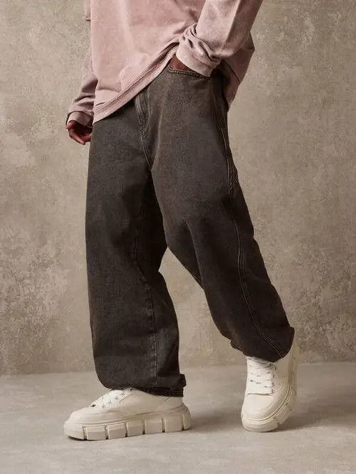 Jean × Vintage Vintage 90s Ballon Fit Skater Jeans Size US 32 / EU 48 - 2 Thumbnail
