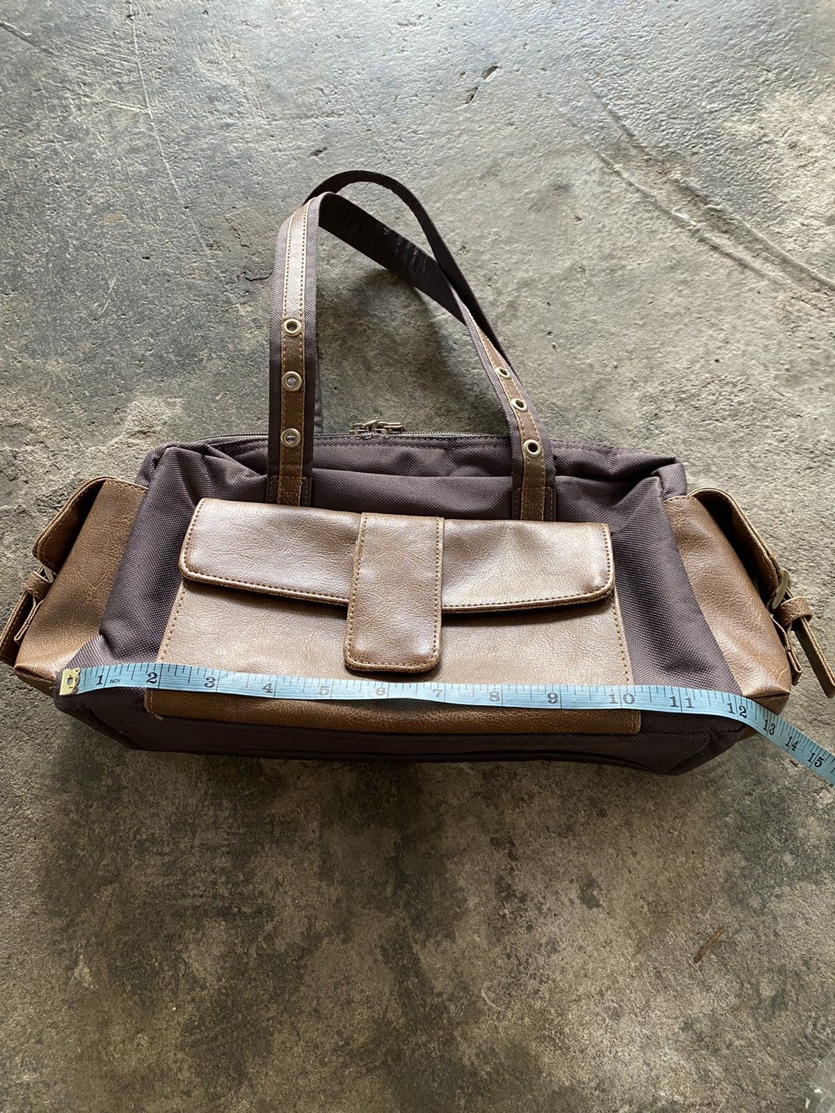 Vintage Japanese Leather Parts Handcarry Bag Size ONE SIZE - 11 Thumbnail