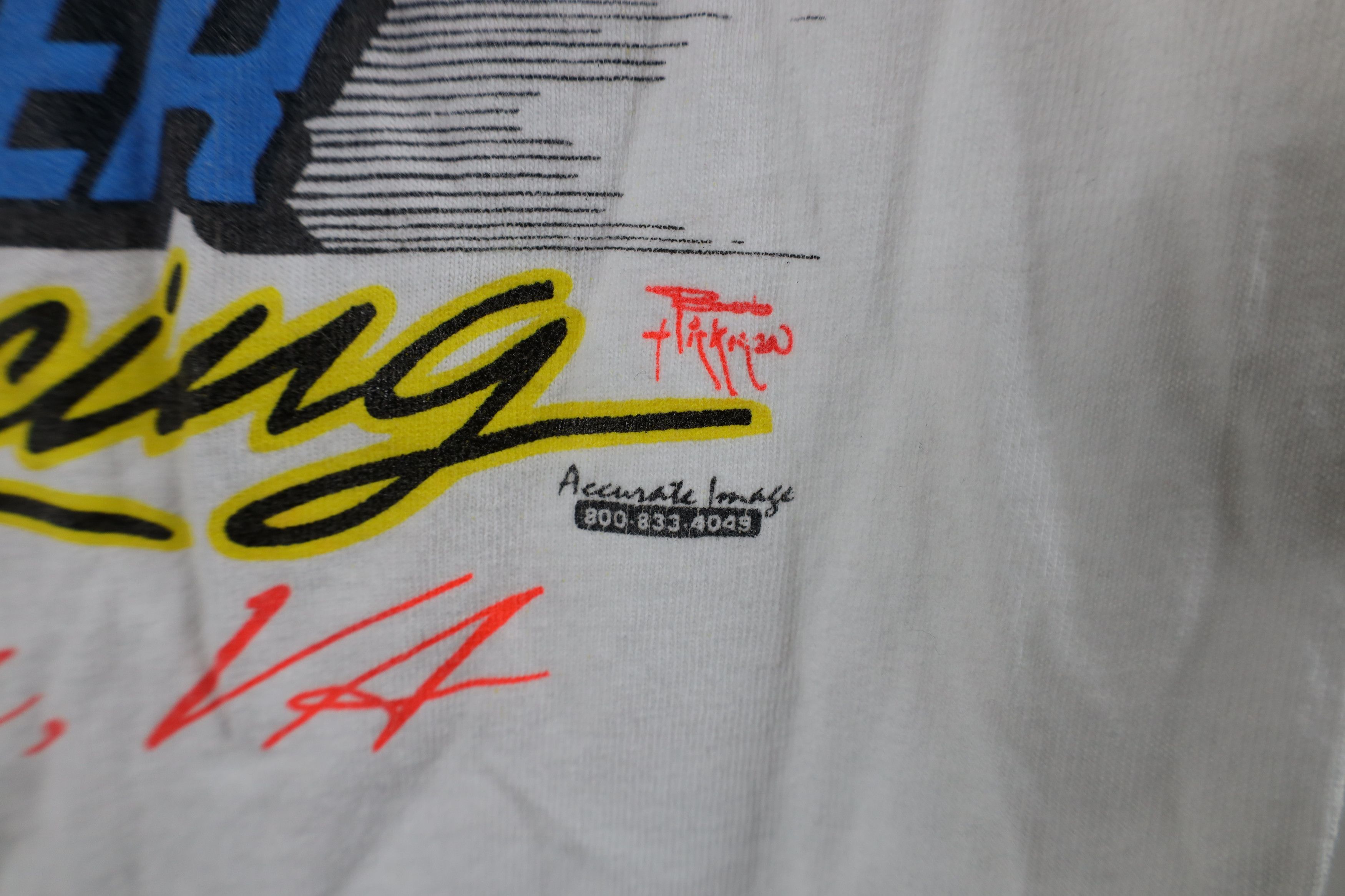 Vintage Vintage 90s Y2K Law Super Pro Dragster Racing T-Shirt White Size US M / EU 48-50 / 2 - 7 Thumbnail