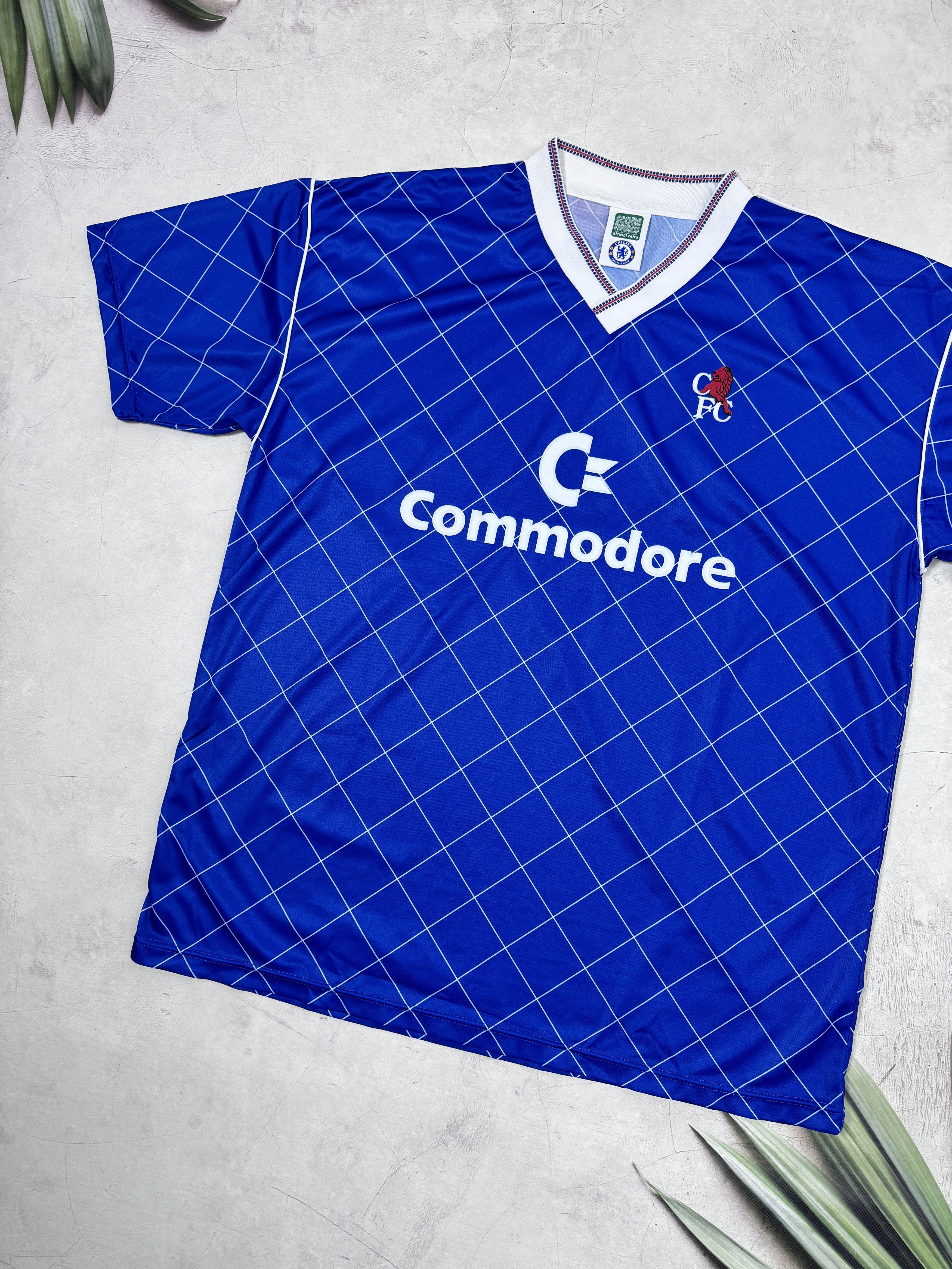 Chelsea Soccer 1987-89 Chelsea Home Shirt by Score Draw Size US XXL / EU 58 / 5 - 2 Thumbnail