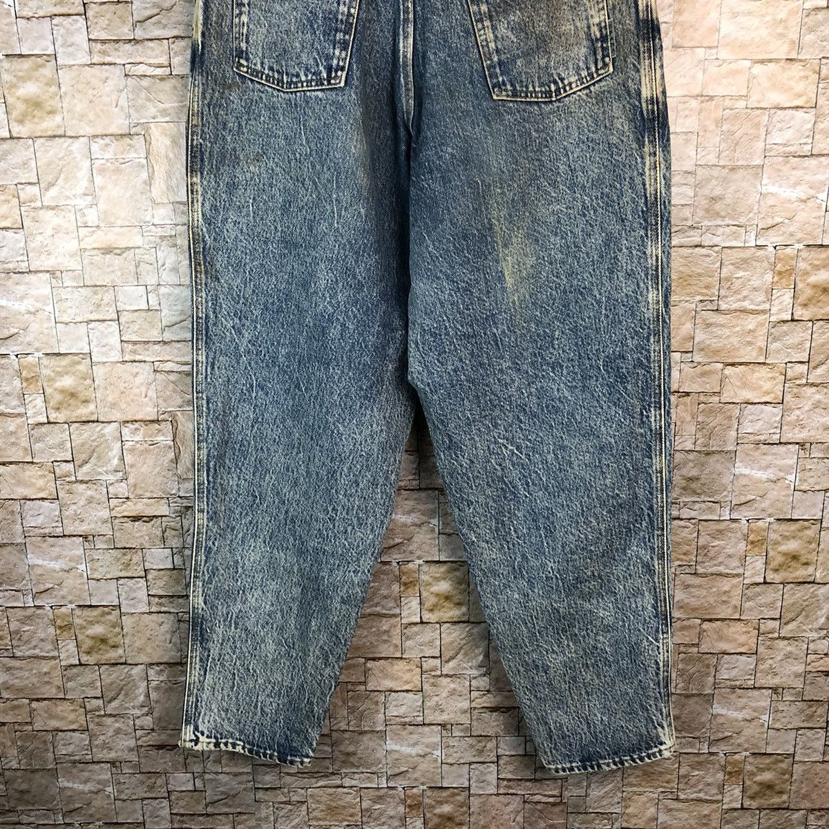 Big John Big John vintage dirty Spana Blue Denim Pants #A1000 Size US 31 - 14 Thumbnail