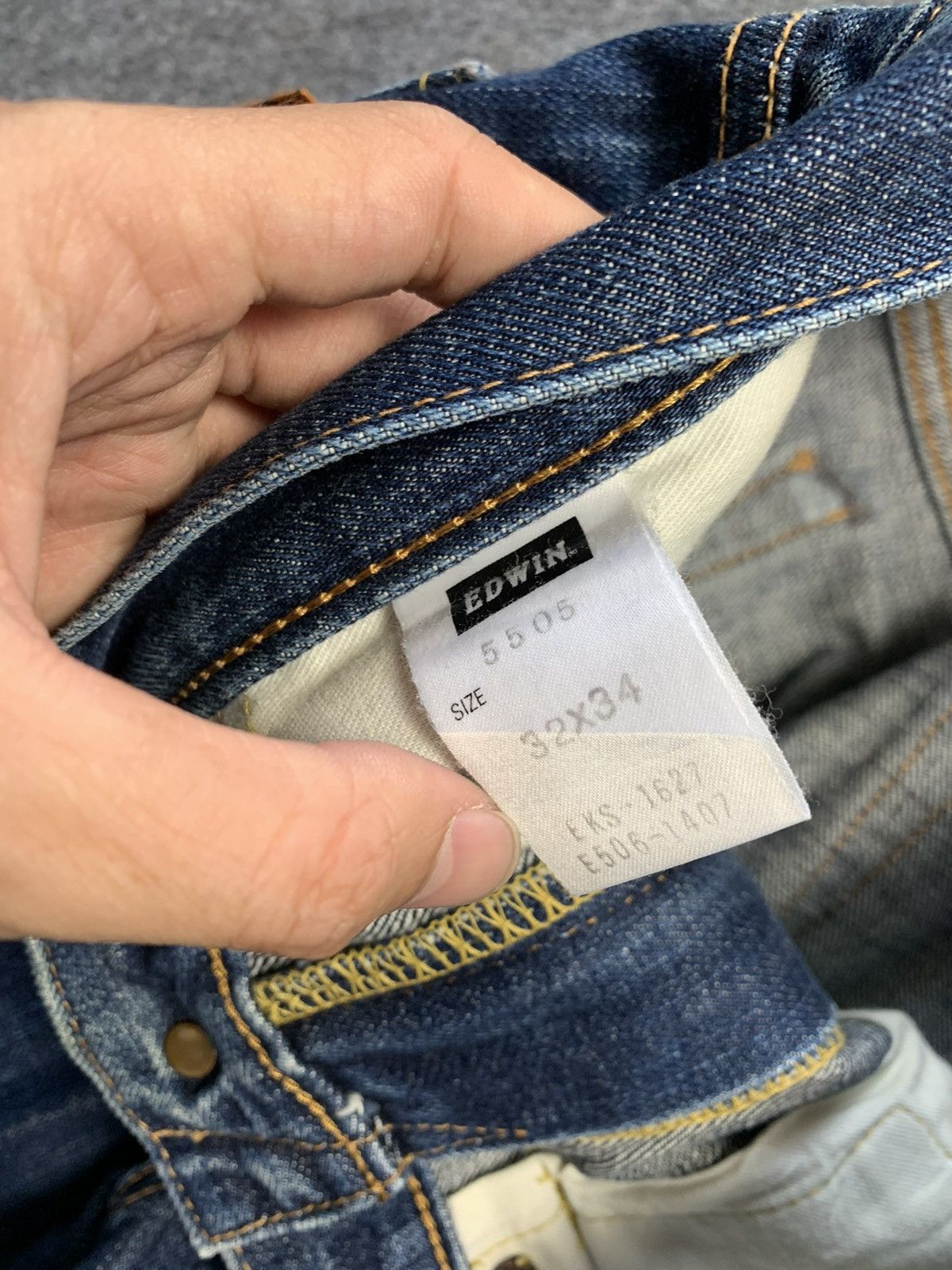 Edwin × Levi's × Vintage edwin selvedge blue jeans pant Size US 32 / EU 48 - 5 Thumbnail