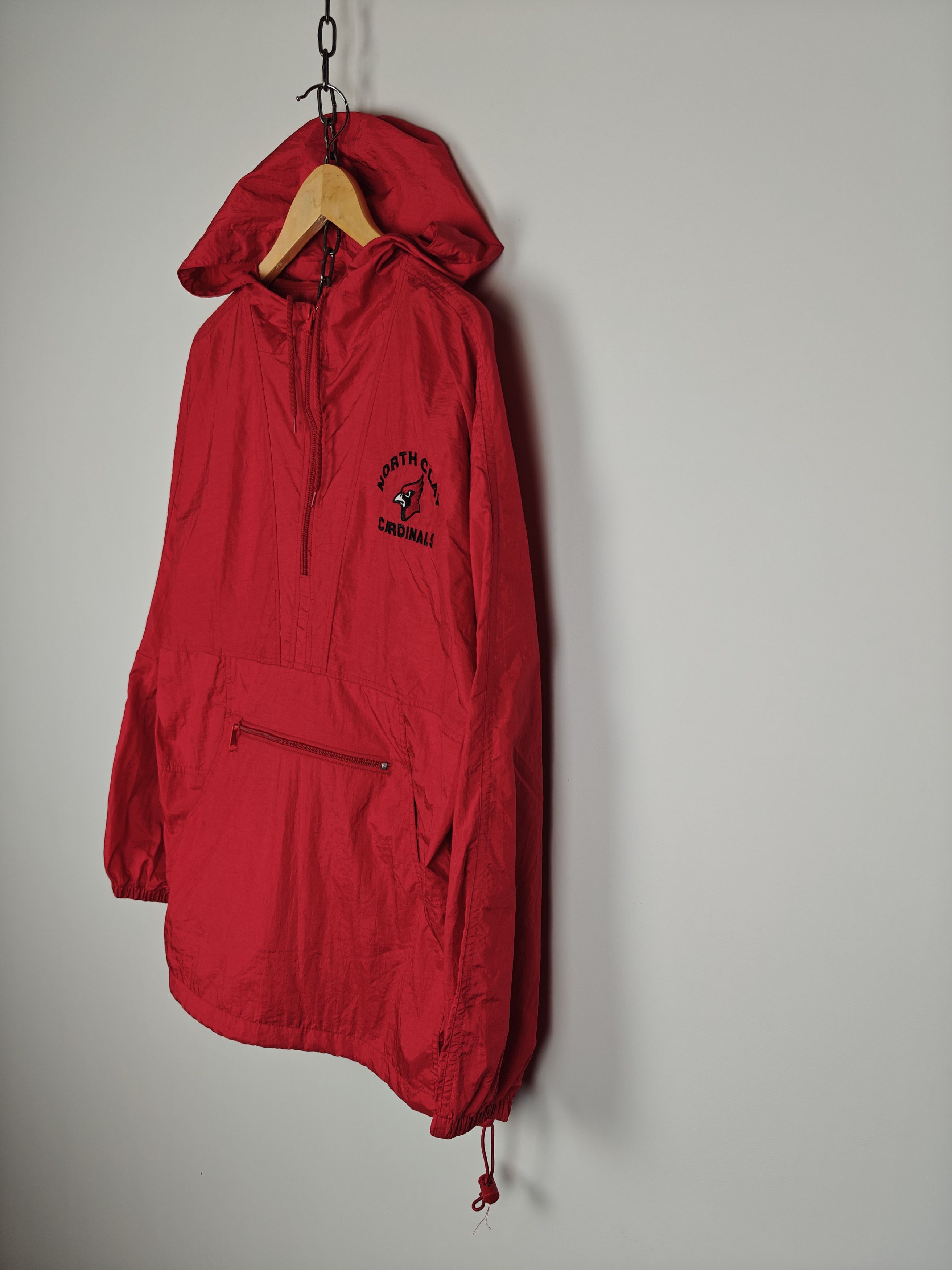 Jerzees Jerzees Jacket North Clay Cardinals Hooded Red size L Size US L / EU 52-54 / 3 - 6 Thumbnail