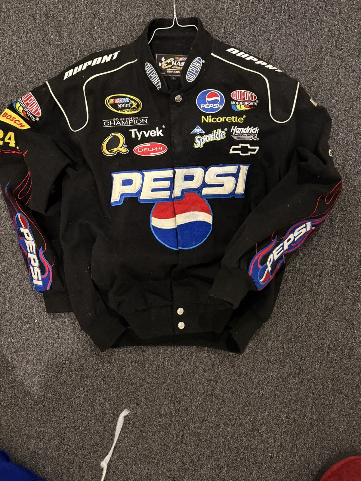 Chase Authentics Vintage Pepsi Varsity Jacket Size US L / EU 52-54 / 3 - 1 Thumbnail