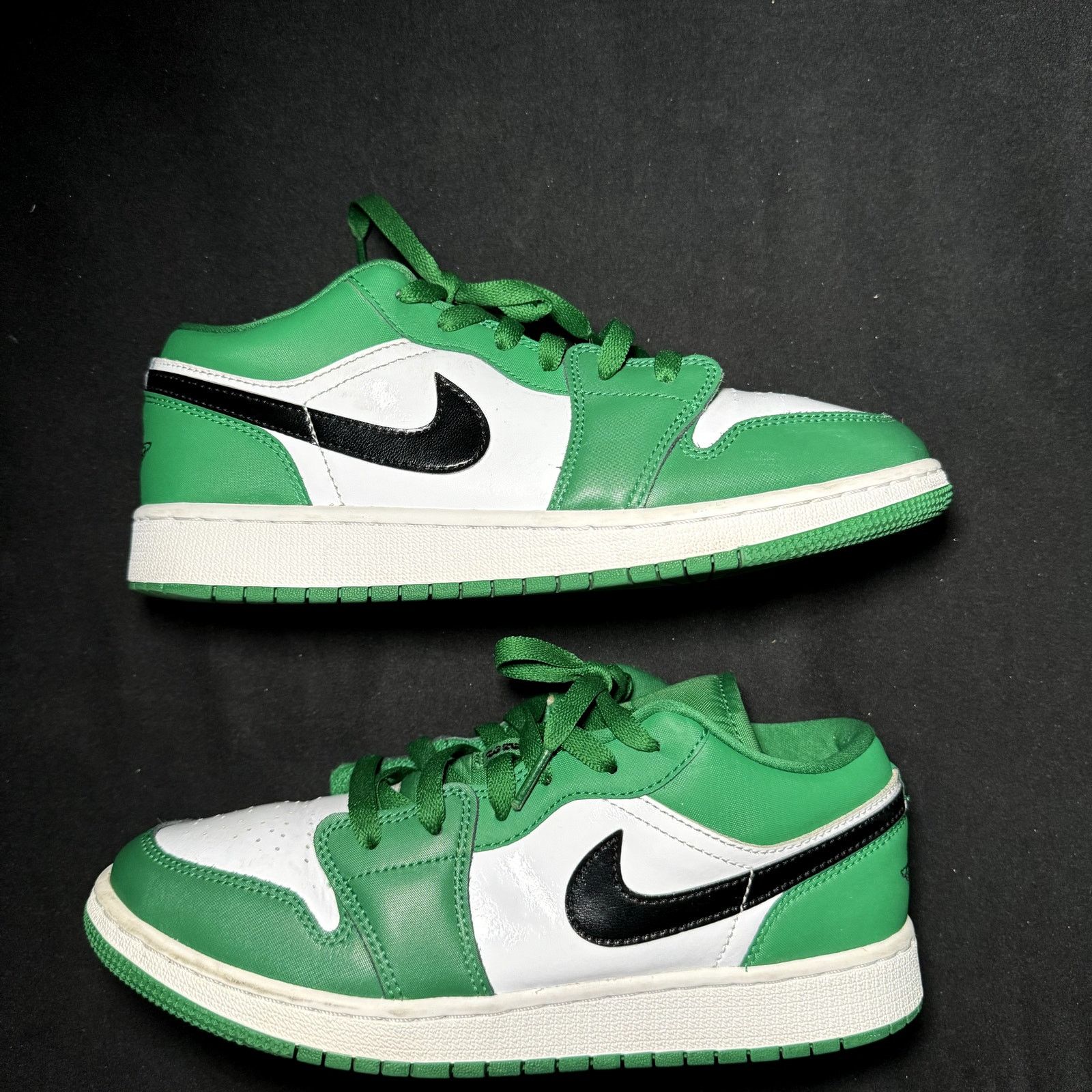 Jordan Brand × Nike Size 7 - Air Jordan 1 Low GS Pine Green 2020 Men's Shoes Size US 7 / EU 40 - 2 Thumbnail