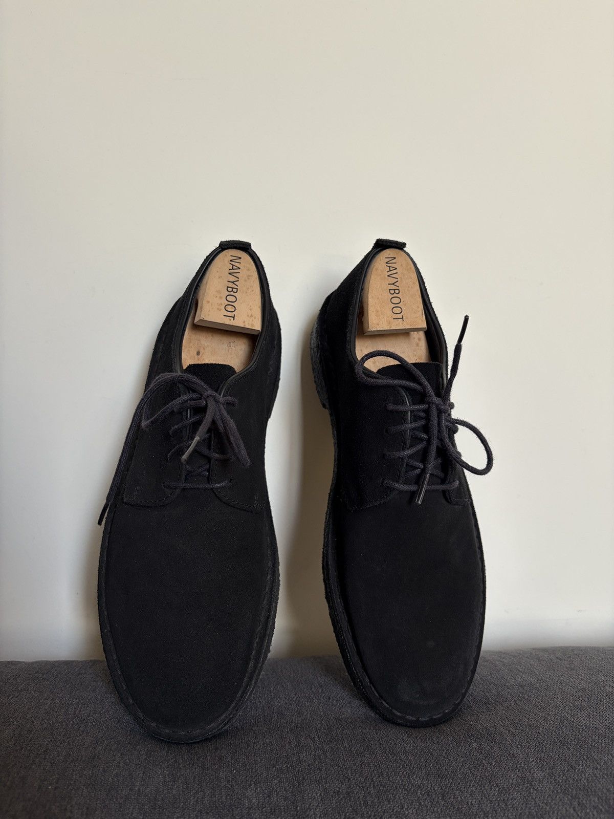 Clarks Clarks Suede Black Desert Shoes Size US 10.5 / EU 43-44 - 9 Thumbnail