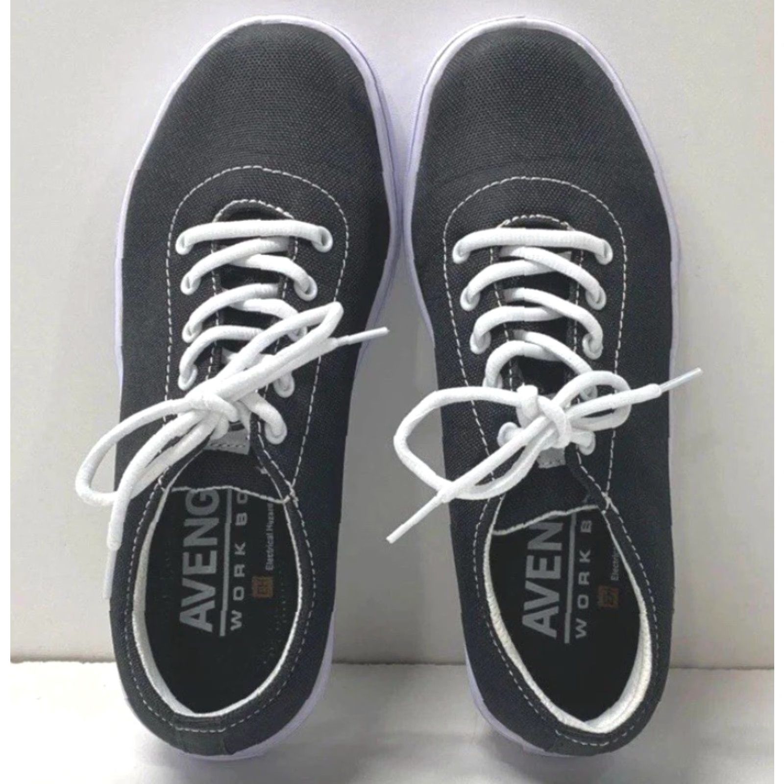Vintage Avenger Sneakers Adult 7.5 Wide Black Alley A410 CT Slip Resistant Womens Size US 8 / IT 38 - 4 Thumbnail