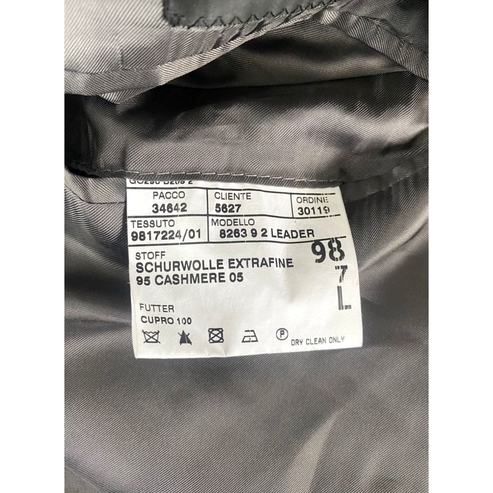 Corneliani Corneliani Blazer Jacket Striped Wool Gray L Regular Mens Jacket Size US L / EU 52-54 / 3 - 6 Thumbnail