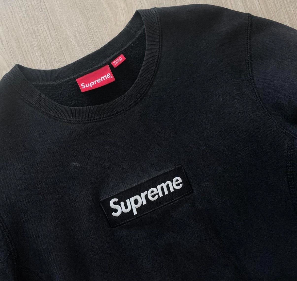 Supreme Supreme Box Logo Crewneck Size US M / EU 48-50 / 2 - 2 Thumbnail