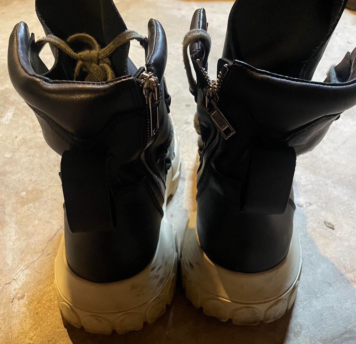 Rick Owens Rick Owens SS18 Tractor hiking boots | Grailed