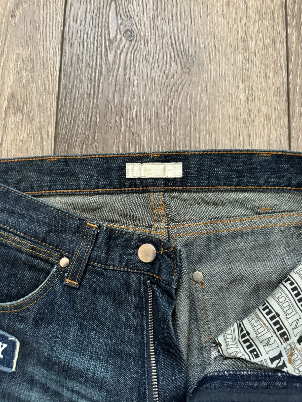 Japanese Brand × Number (N)ine × Undercover Number (n)ine poem patchwork denim Size US 30 / EU 46 - 5 Thumbnail