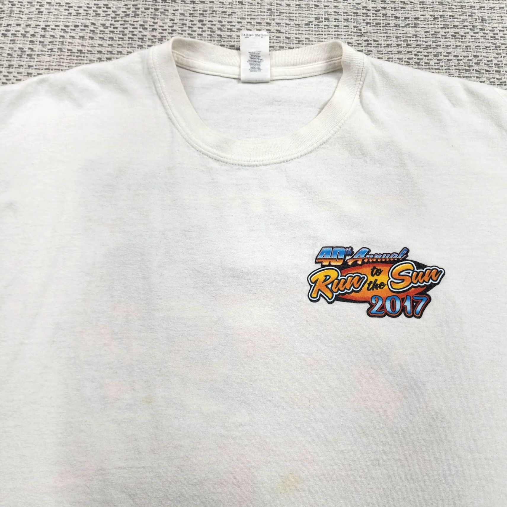 Anvil VINTAGE Relics & Rods Run to the Sun Shirt Mens XL White 40th Annual 2017 Lake Havasu City AZ Cars Event T‑Shirt Size US XL / EU 56 / 4 - 4 Thumbnail