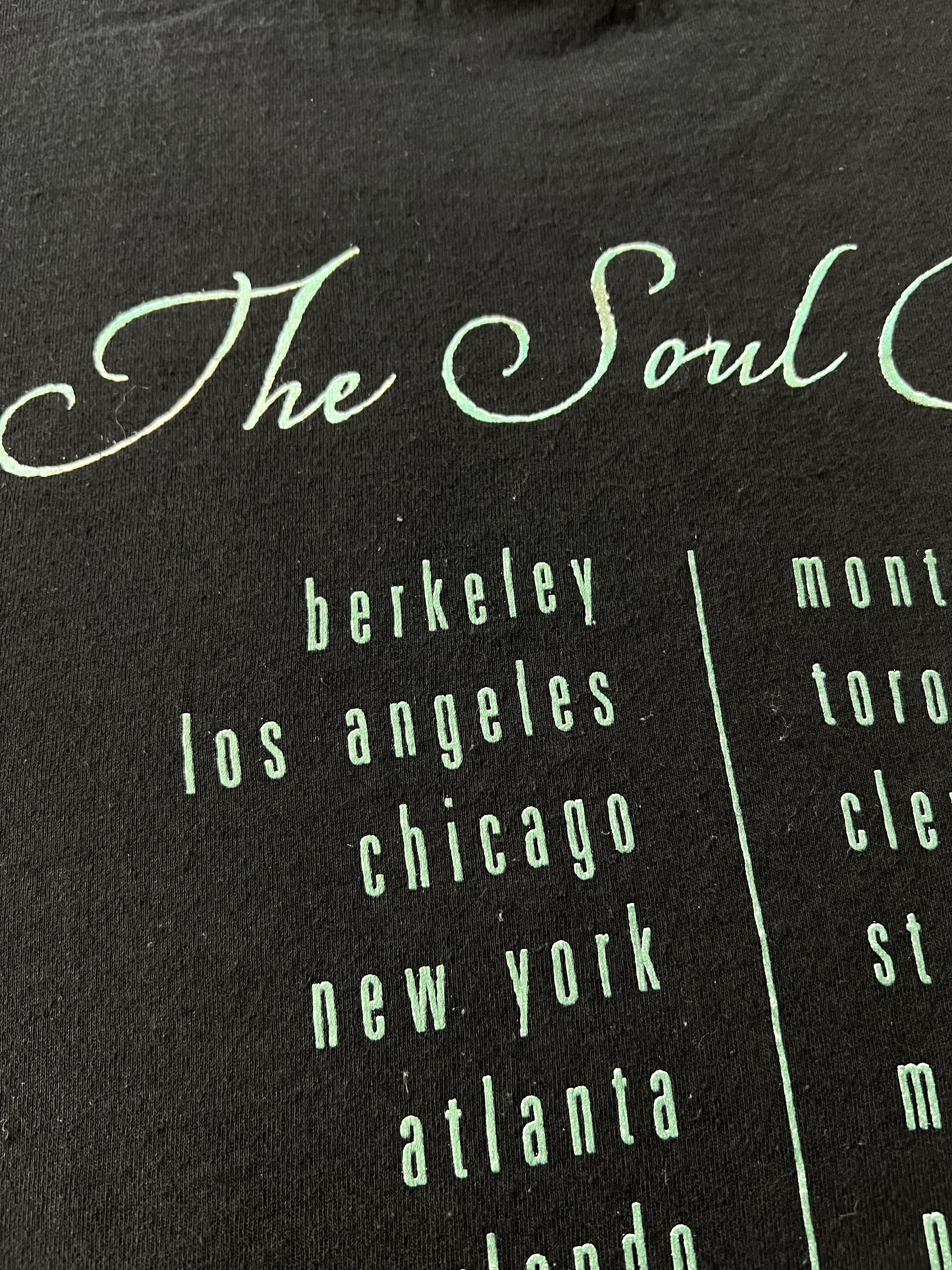 Band Tees Vintage 1991 Sting The Soul Cages Tour Black T-shirt Size US XL / EU 56 / 4 - 12 Thumbnail
