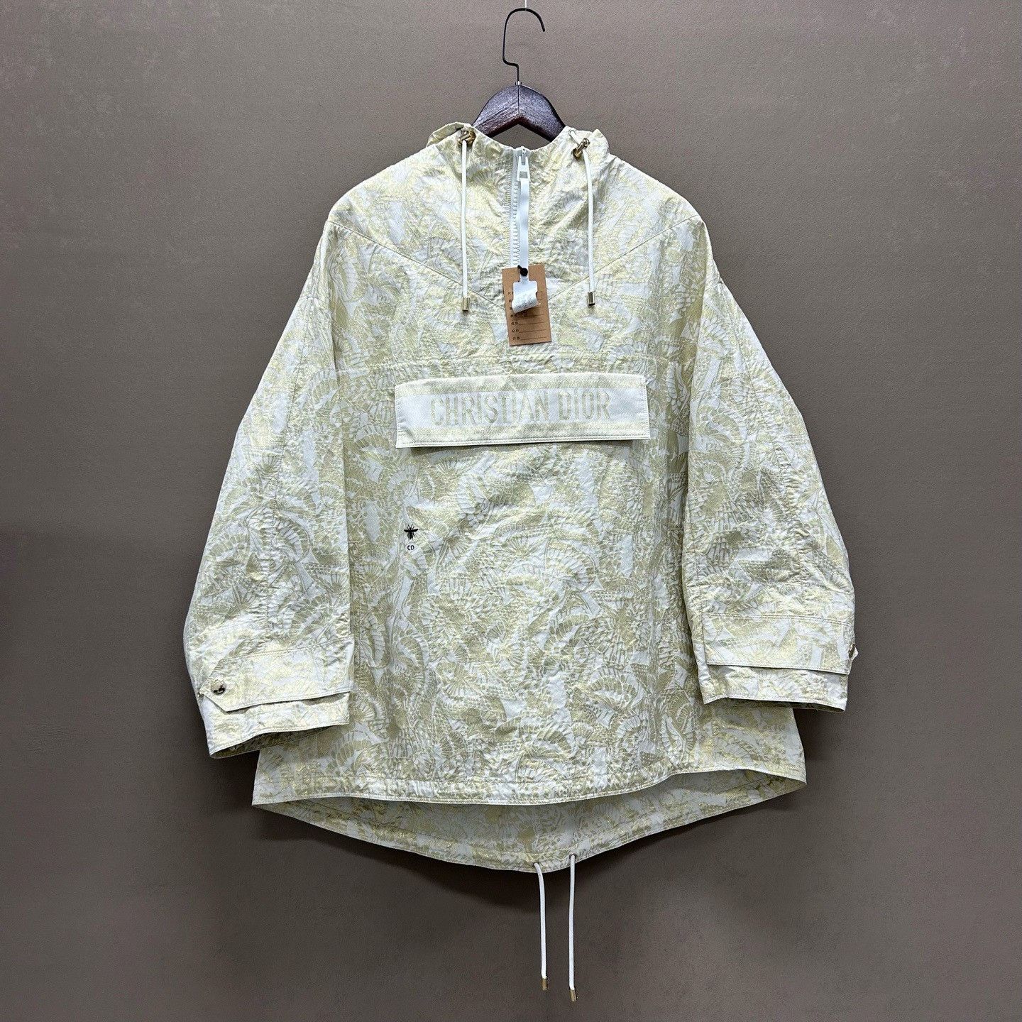 Dior DIOR SS24 Gold Butterfly Floral Hooded Jacket Size S / US 4 / IT 40 - 1 Thumbnail