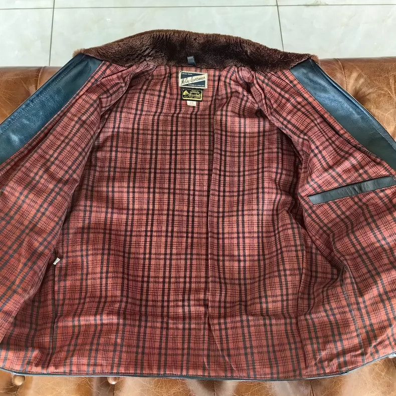 The Real McCoy's the real mccoys Size 38Brown Bear Leather Jacket Size US M / EU 48-50 / 2 - 9 Thumbnail