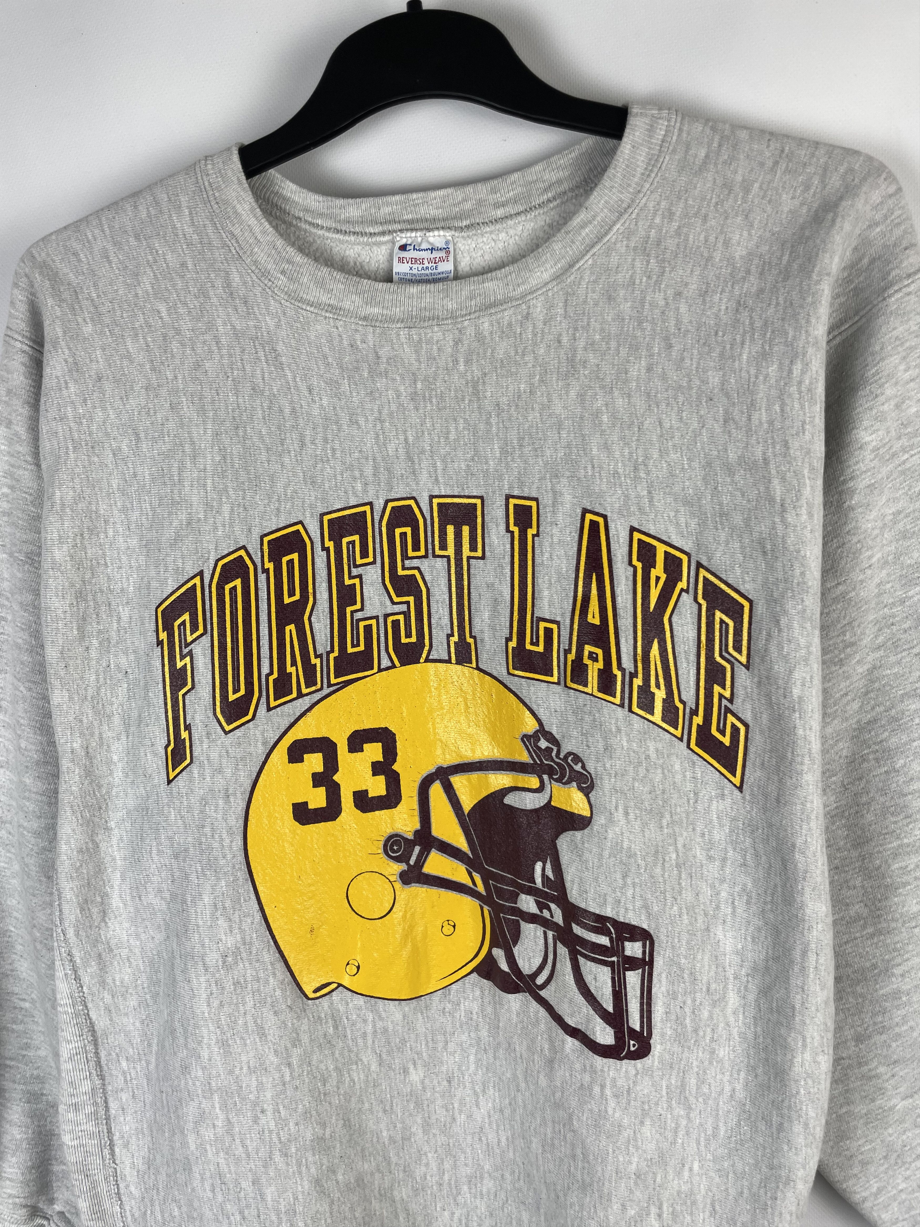 Champion Vintage 90s Champion Lake Forest Sweatshirt Size US XL / EU 56 / 4 - 3 Thumbnail