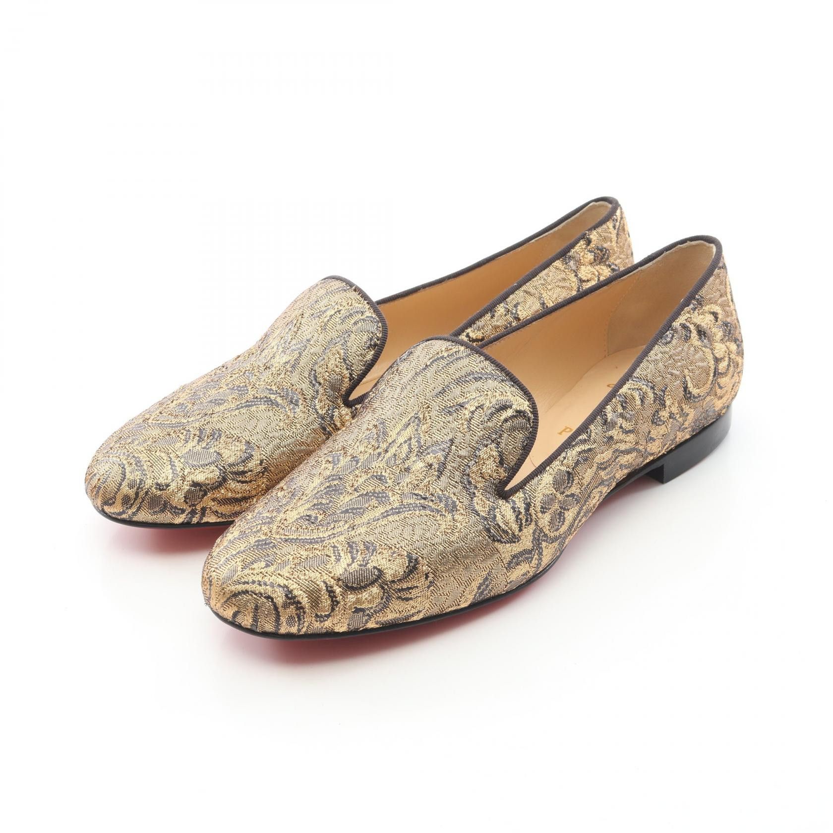Christian Louboutin Christian Louboutin Christian Louboutin Fabric Loafers Textile Shoes DUTY FREE for USA Size ONE SIZE - 1 Thumbnail