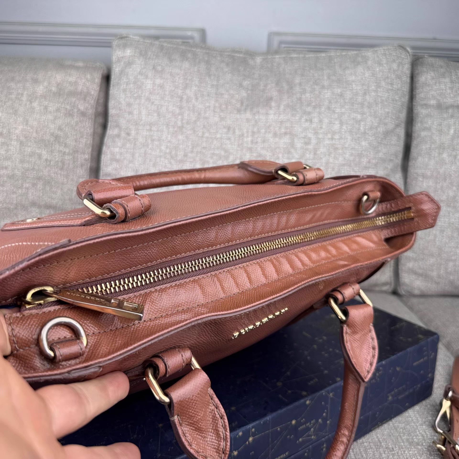Burberry Burberry women's genuine leather handbag with Ｑ27 Size ONE SIZE - 4 Thumbnail