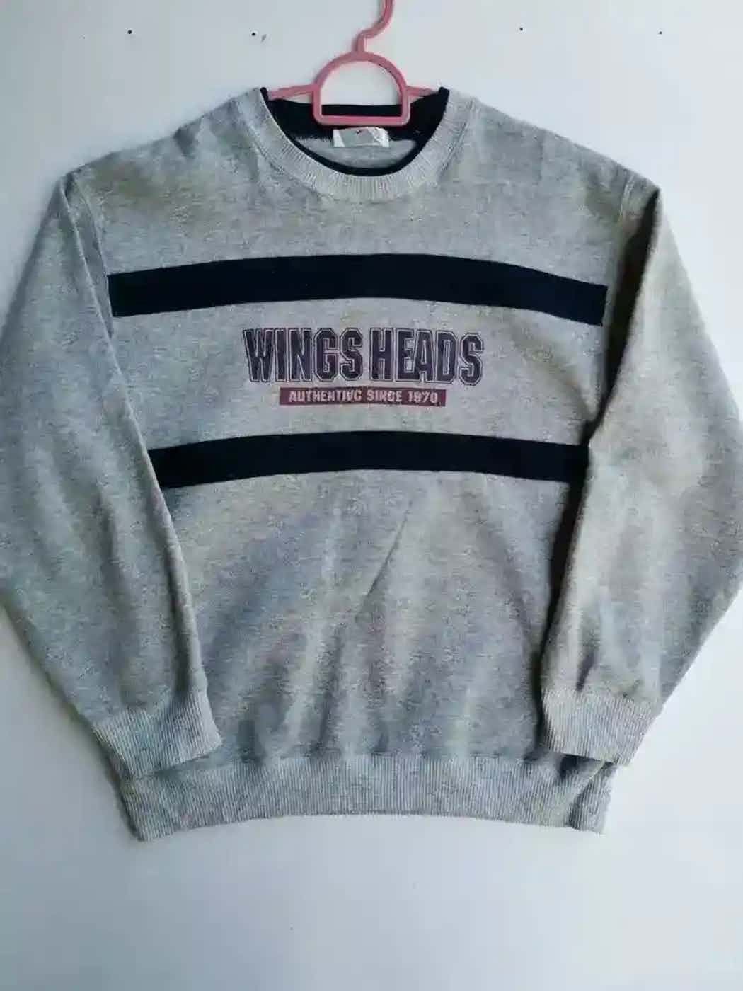 Japanese Brand Vintage Muskox Wings Heads Sweatshirt Size US M / EU 48-50 / 2 - 1 Thumbnail