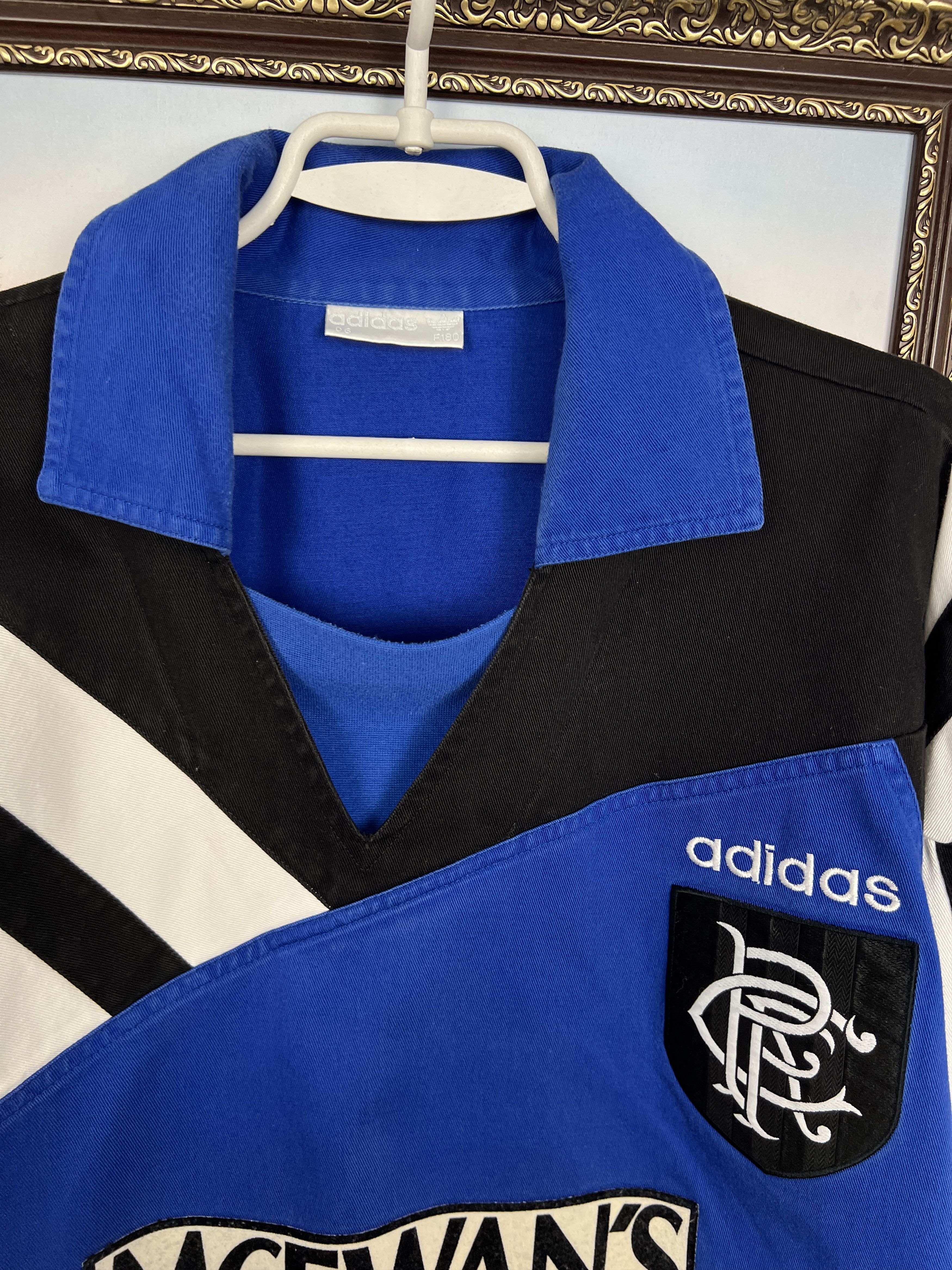 Adidas Vintage 90's Adidas Rangers Football Sweatshirt Soccer Size US M / EU 48-50 / 2 - 5 Thumbnail