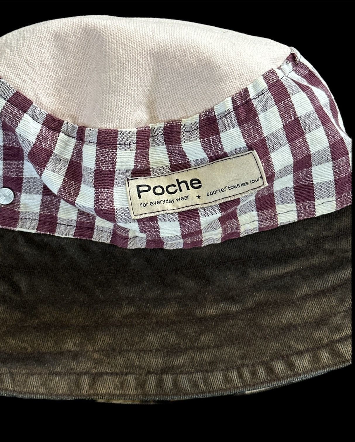Japanese Brand poche studio saki bucket hat Size ONE SIZE - 3 Thumbnail