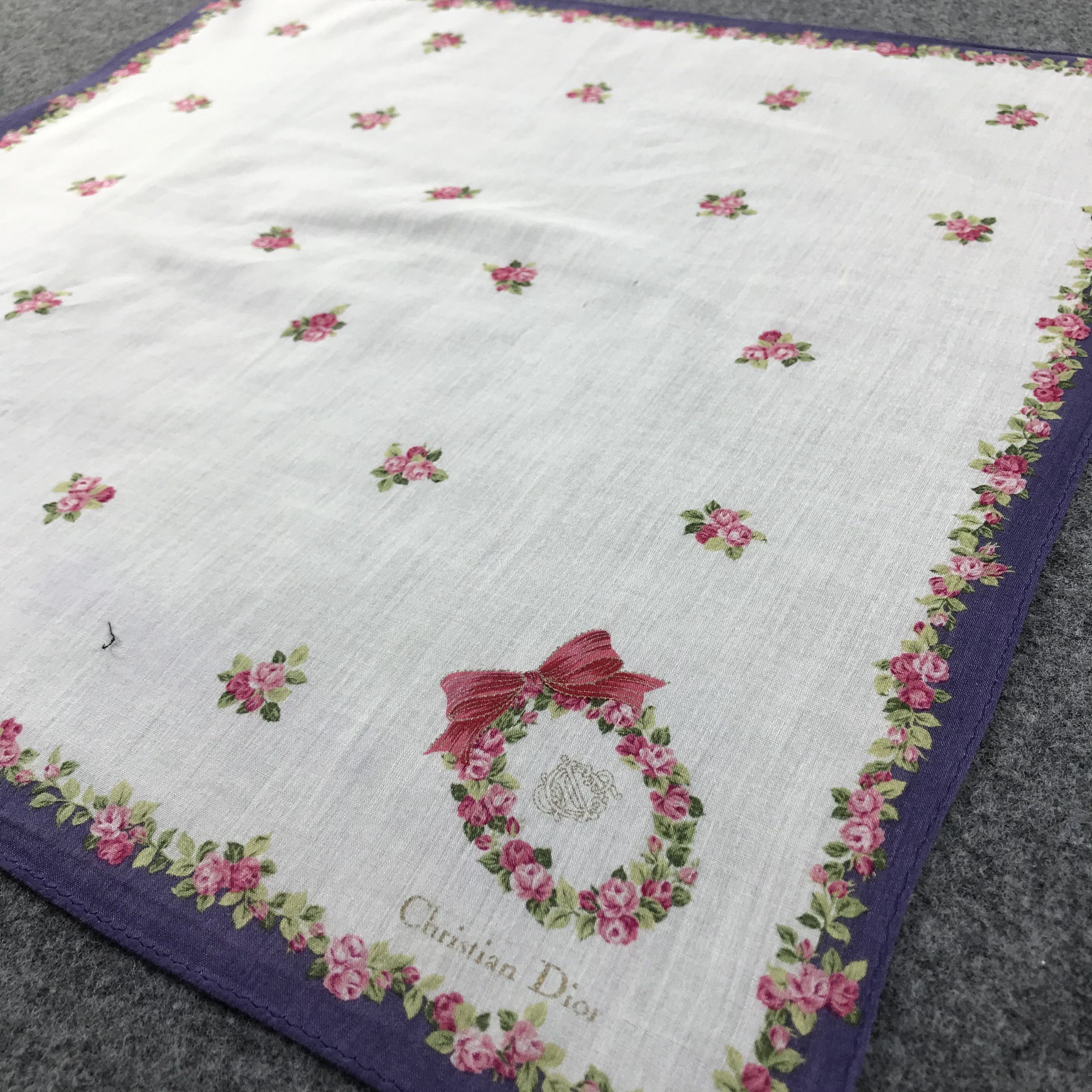 Christian Dior Monsieur Christian Dior Handkerchief Neckerchief Bandana H374 Size ONE SIZE - 1 Thumbnail
