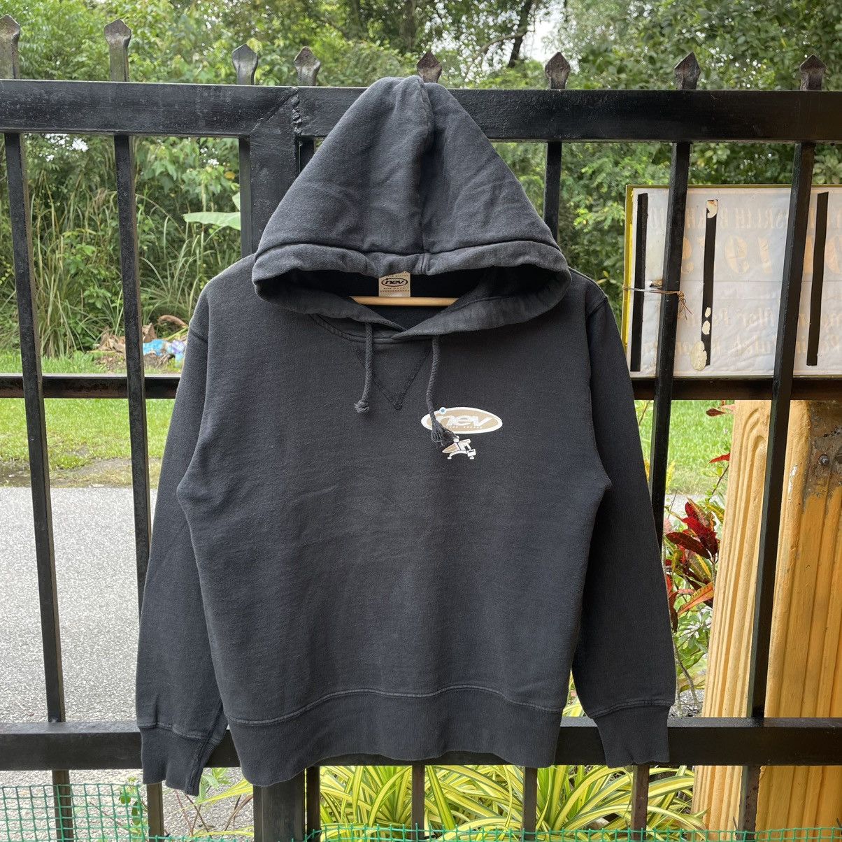 Vintage 🔥Vintage 90s NEV Future Shapes Surf Big Logo Pullover Hoodie Size US S / EU 44-46 / 1 - 4 Thumbnail