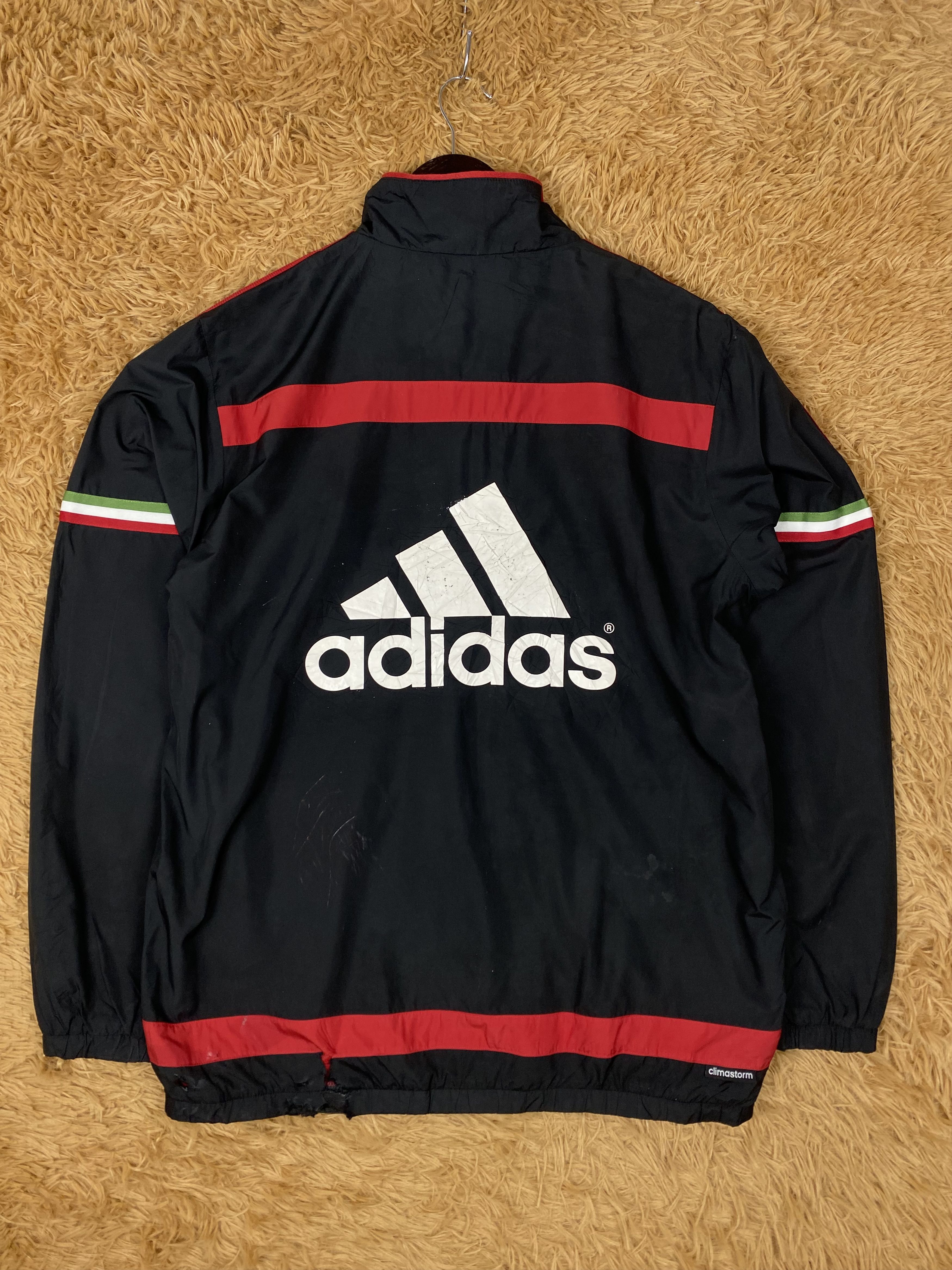 Adidas Vintage Adidas 3 Stripe Big Logo Windbreaker Jacket PS0348 Size US S / EU 44-46 / 1 - 5 Thumbnail