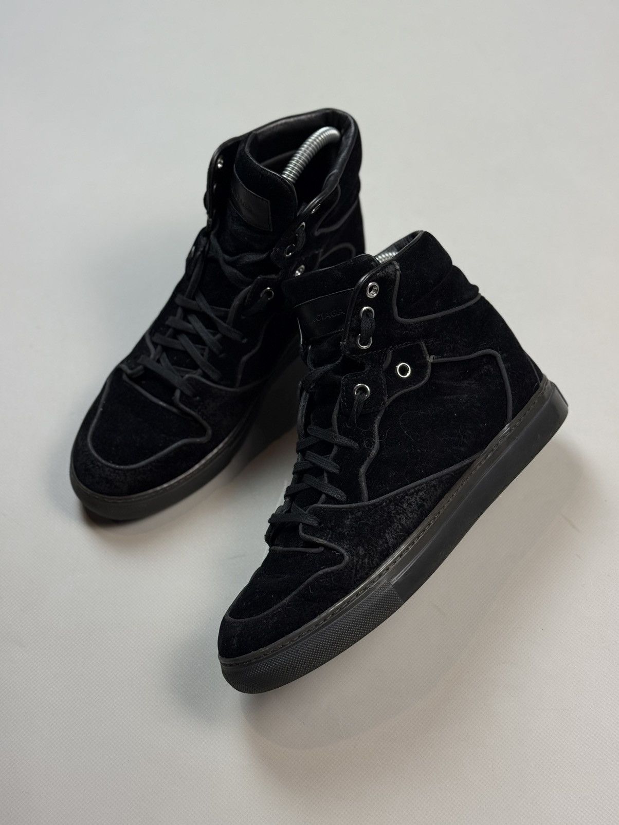 Balenciaga Balenciaga City Suede High Top Lace Up Basket Sneakers Shoes Size US 8 / IT 38 - 10 Thumbnail