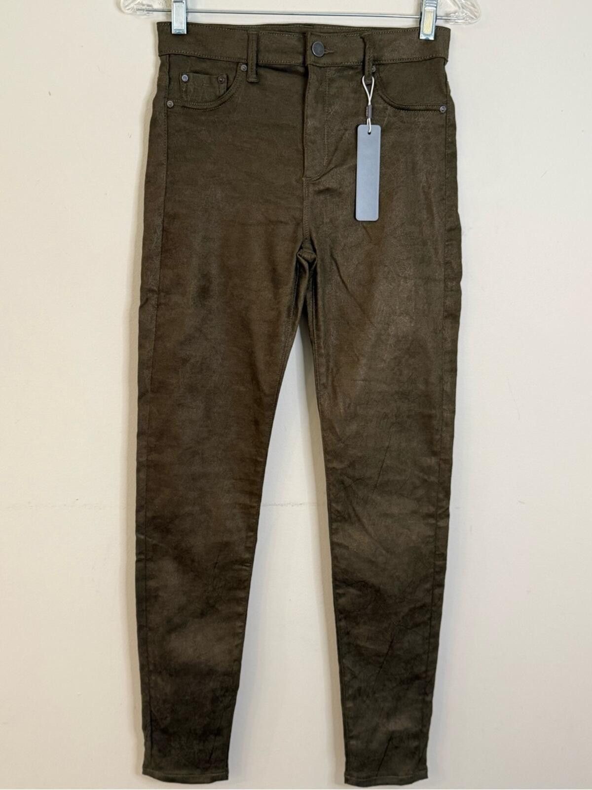 Other Tractr faux suede brown country western skinny jeans SZ 2/26 Size 26" / US 2 / IT 38 - 4 Thumbnail