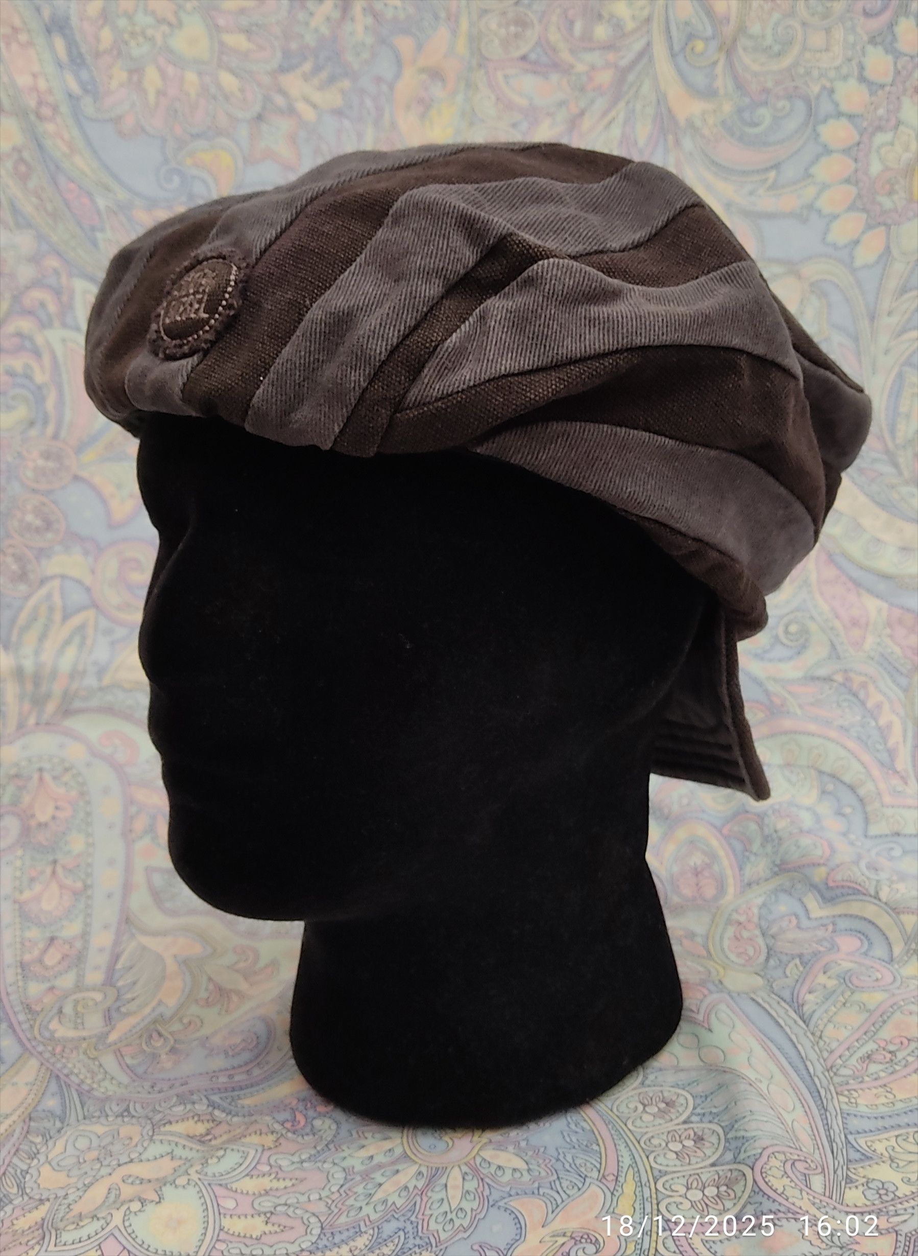 Diesel Vintage Diesel Striped Beret / Newsboy Cap Size ONE SIZE - 2 Thumbnail