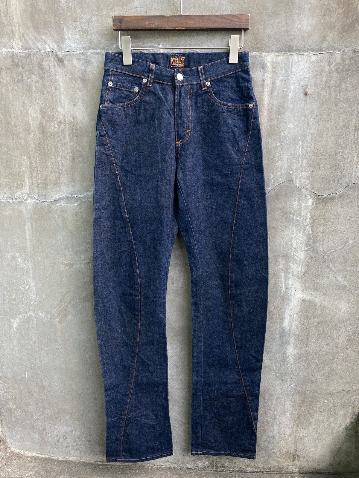 W&LT Banana Cut Denim Jeans Size US 28 / EU 44 - 1 Thumbnail