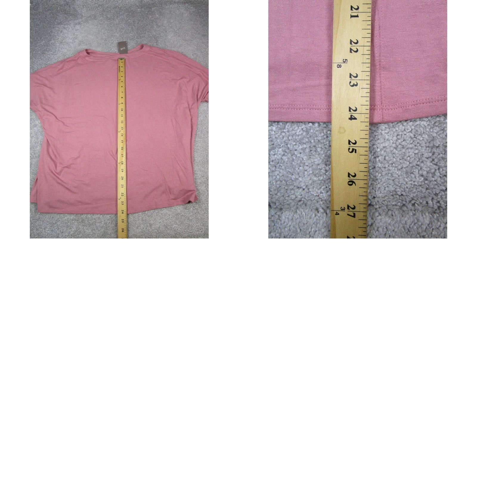 J. Jill J.Jill Shirt Womens 2X Pink T-Shirt Short Sleeve Round Neck Pullover Regular Plus Size Womens Color Pink 2X J. Jill Shirt Womens T-Shirt Basic 90s? Size XXL / US 16-18 / IT 52-54 - 8 Thumbnail