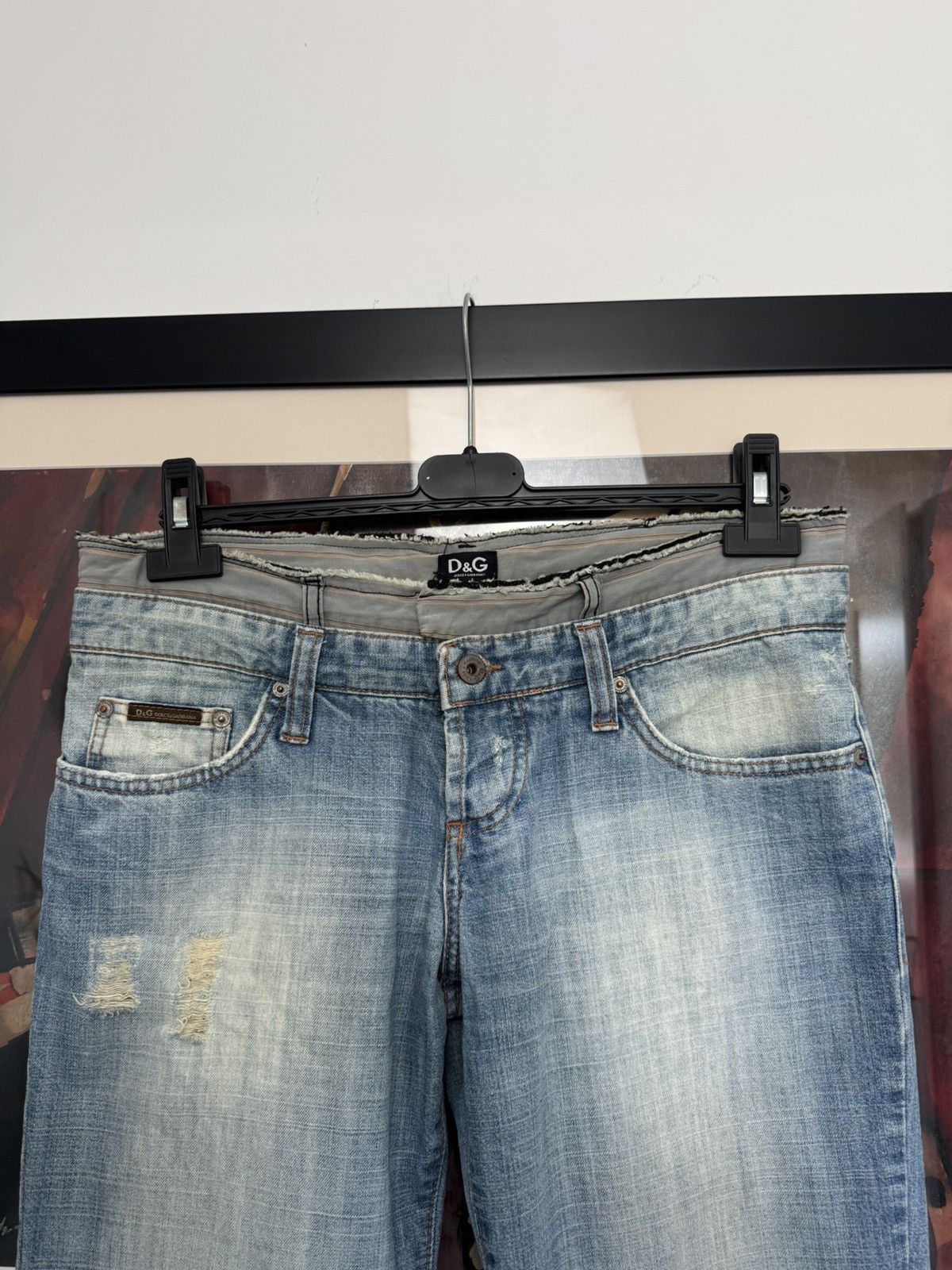 Dolce & Gabbana Dolce&Gabbana D&G Vintage Y2k Denim Jeans Distressed Pant Size US 34 / EU 50 - 3 Thumbnail