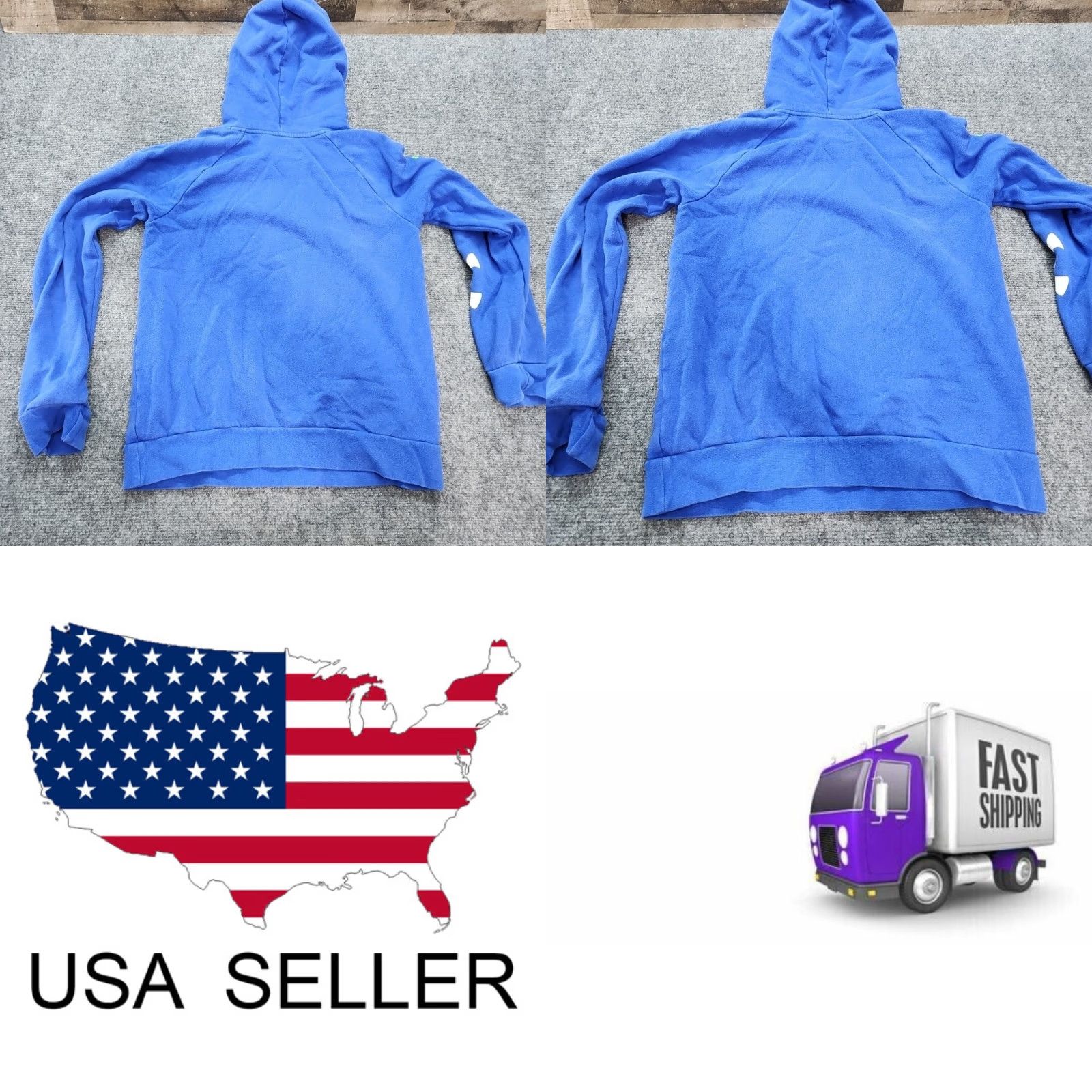 Under Armour Under Armour Hoodie Boy L Blue Sweatshirt Protect This House L/S Pullover Mens Pullover Hoodie Front Pockets Size US L / EU 52-54 / 3 - 8 Thumbnail