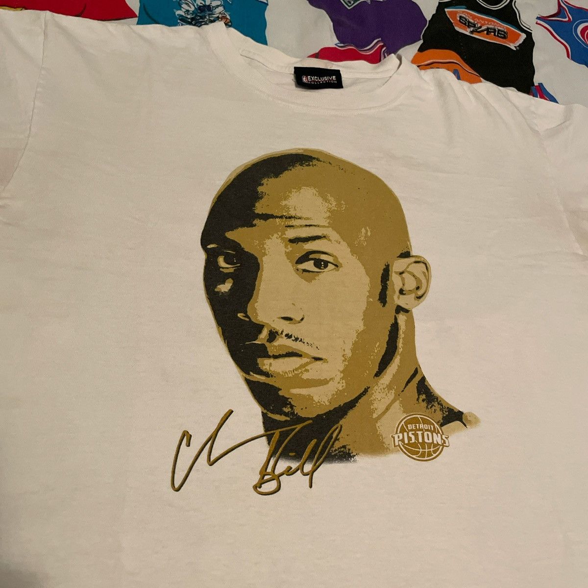 NBA × Vintage Vintage 2000s NBA Chauncey Billups Detroit Pistons Tee Size US L / EU 52-54 / 3 - 3 Thumbnail