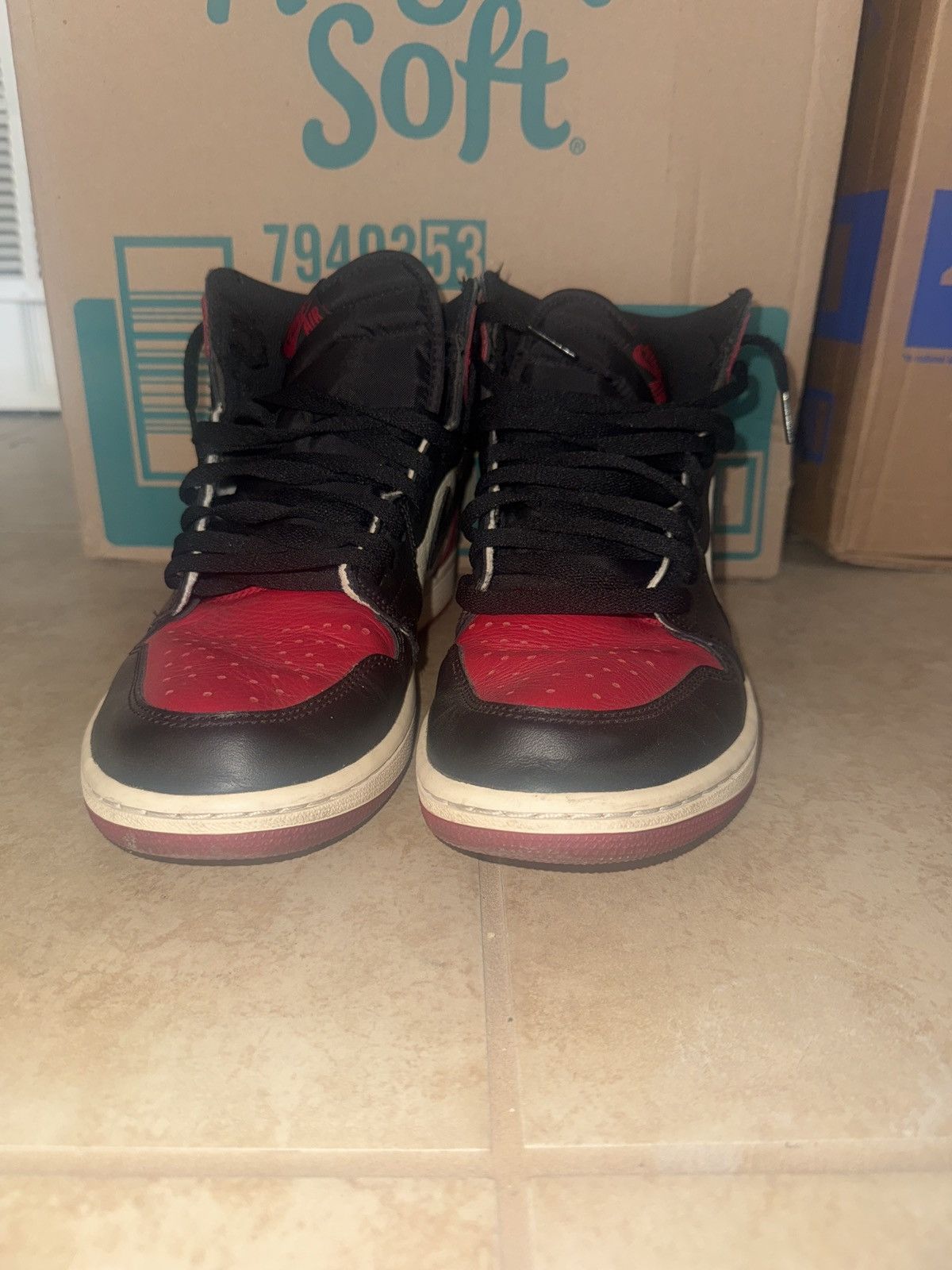 Jordan Brand Jordan 1 Retro “Bred Toe” Size 10 Size US 10 / EU 43 - 3 Thumbnail