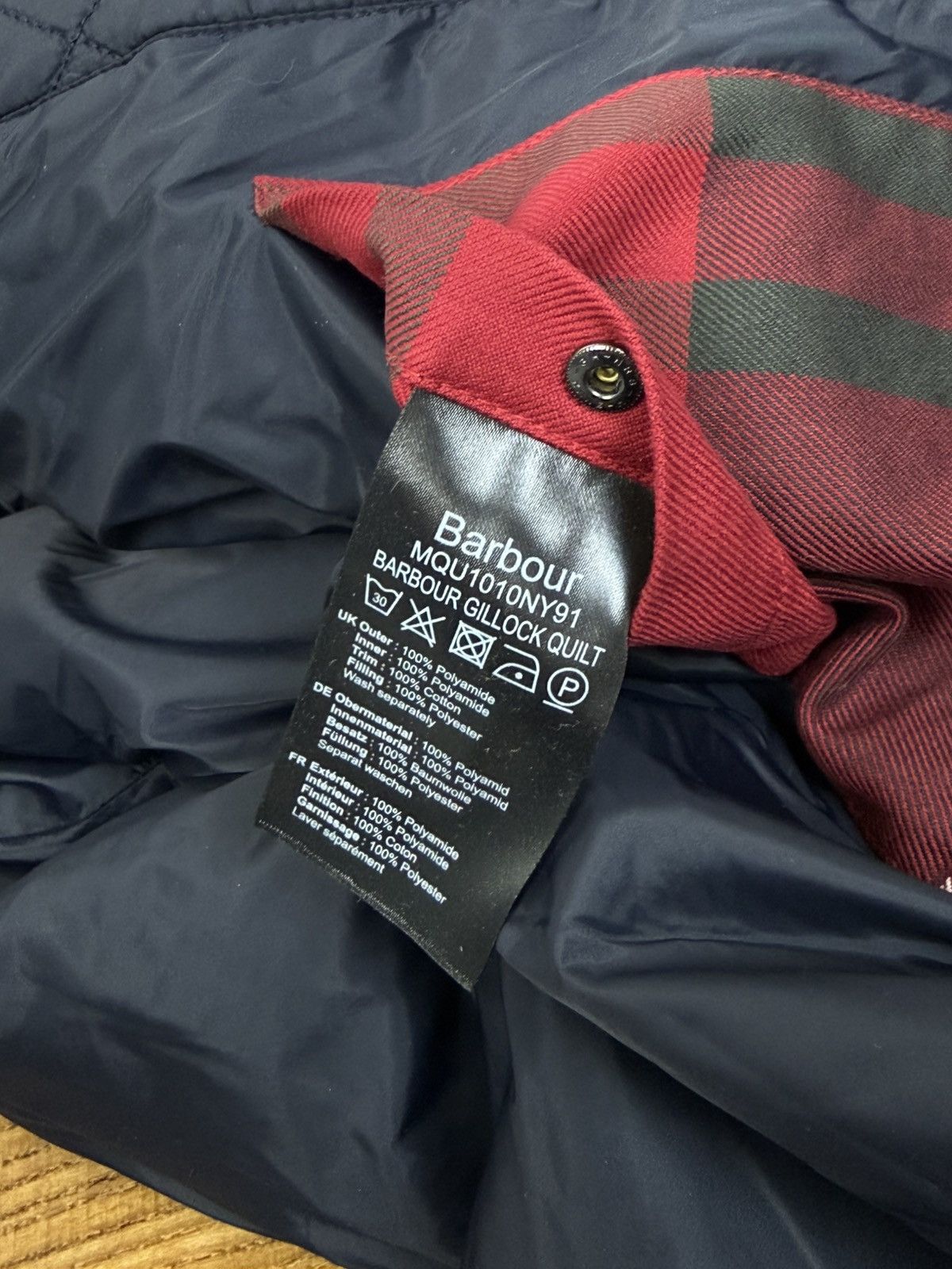 Barbour Barbour Gillock Quilted Jacket Corduroy Collar Black Size US XL / EU 56 / 4 - 12 Thumbnail