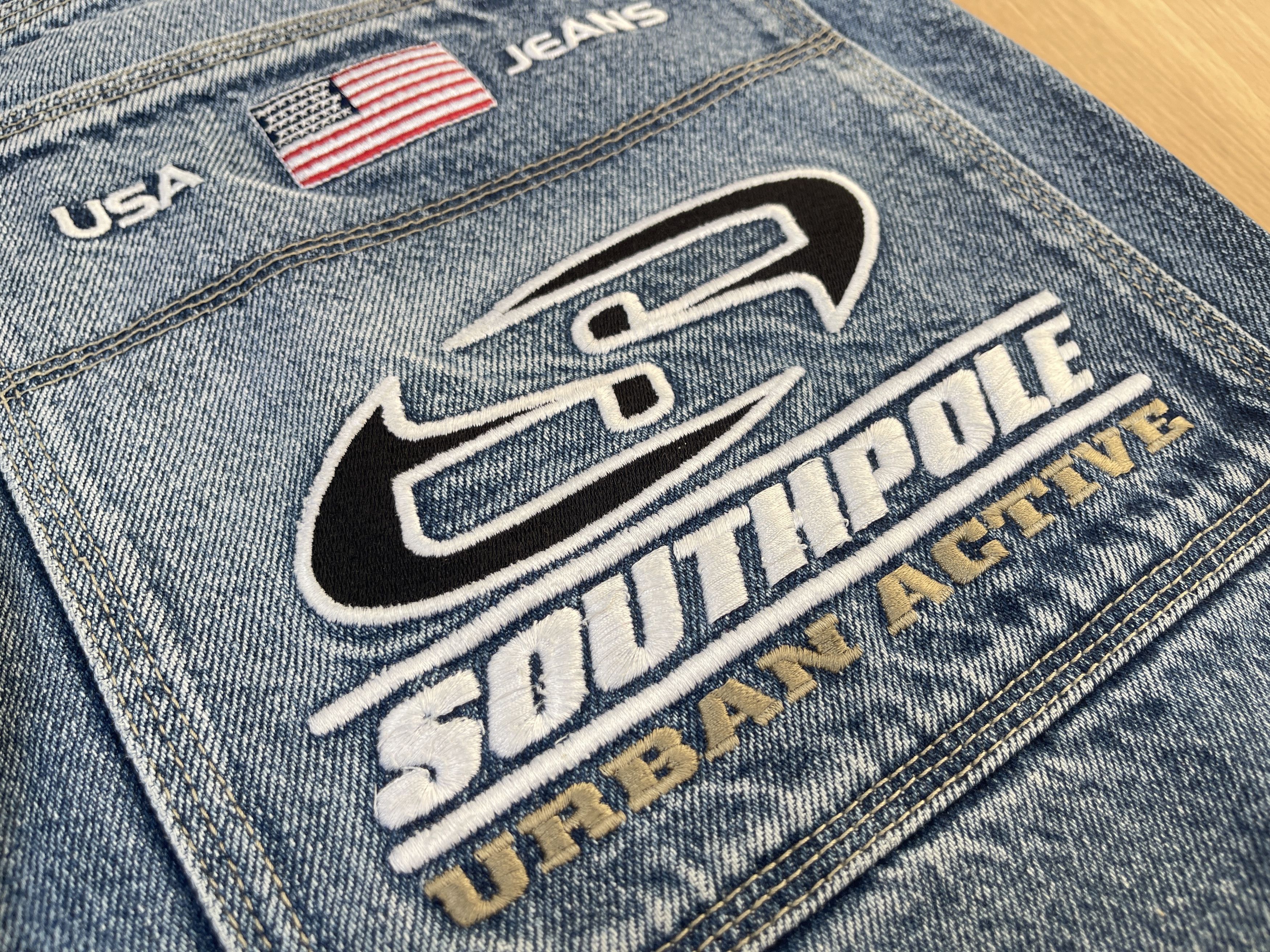 Southpole Southpole jeans, baggy vintage South Pole 90s hip hop Y2K 34 Size US 34 / EU 50 - 7 Thumbnail