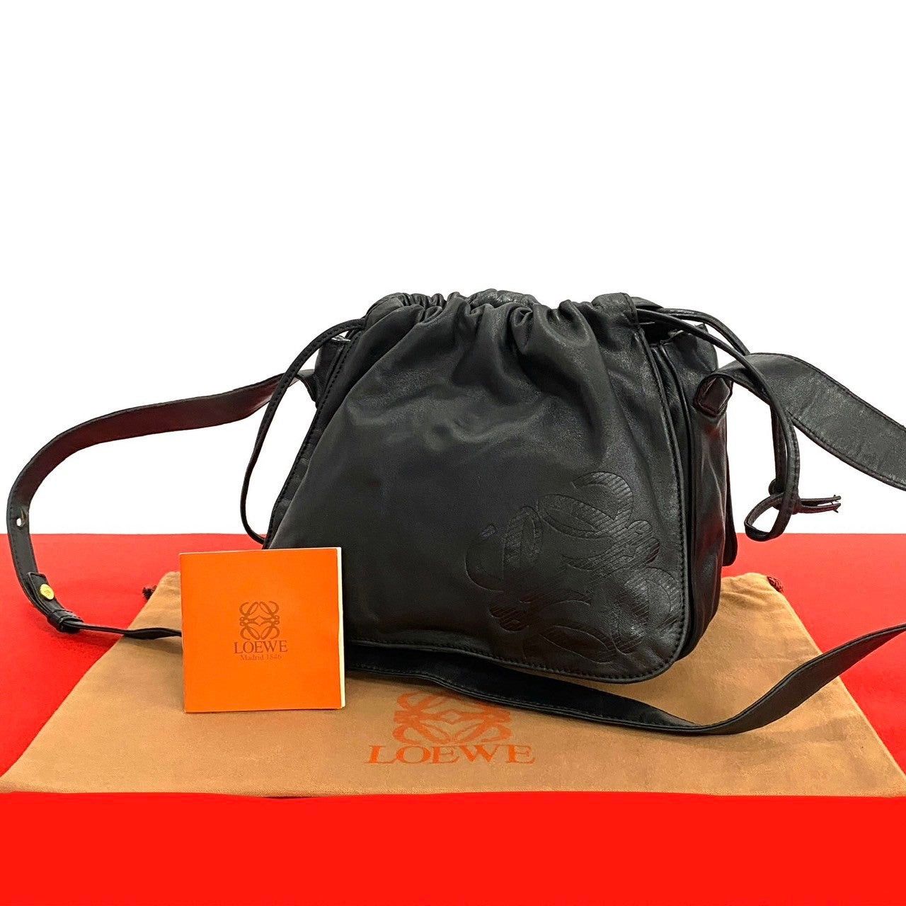 Loewe Loewe Shoulder Bag Black Leather Size ONE SIZE - 1 Thumbnail