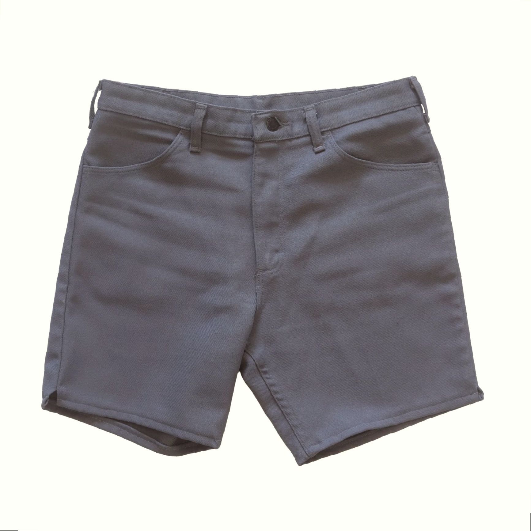 Wrangler VINTAGE Wrangler Gray 7" Polyester Shorts Men 34 Regular 9 0s 80s 90s USA Made Size US 34 / EU 50 - 3 Thumbnail