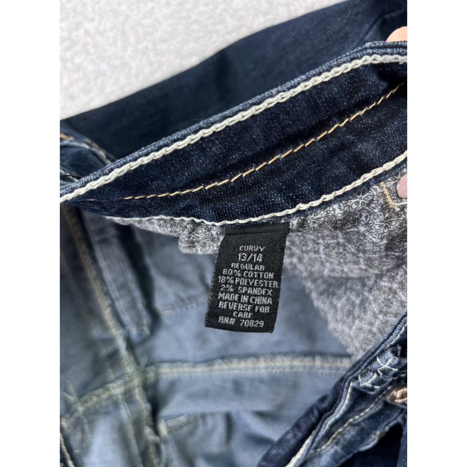 Denime Premiere Jeans Women 13 Blue Denim Flared Distressed Embroidered 32x31 Jeans Women 13 Blue Denim Flared Distressed Embroidered 32x31 Size 34" / US 12 / IT 48 - 7 Thumbnail