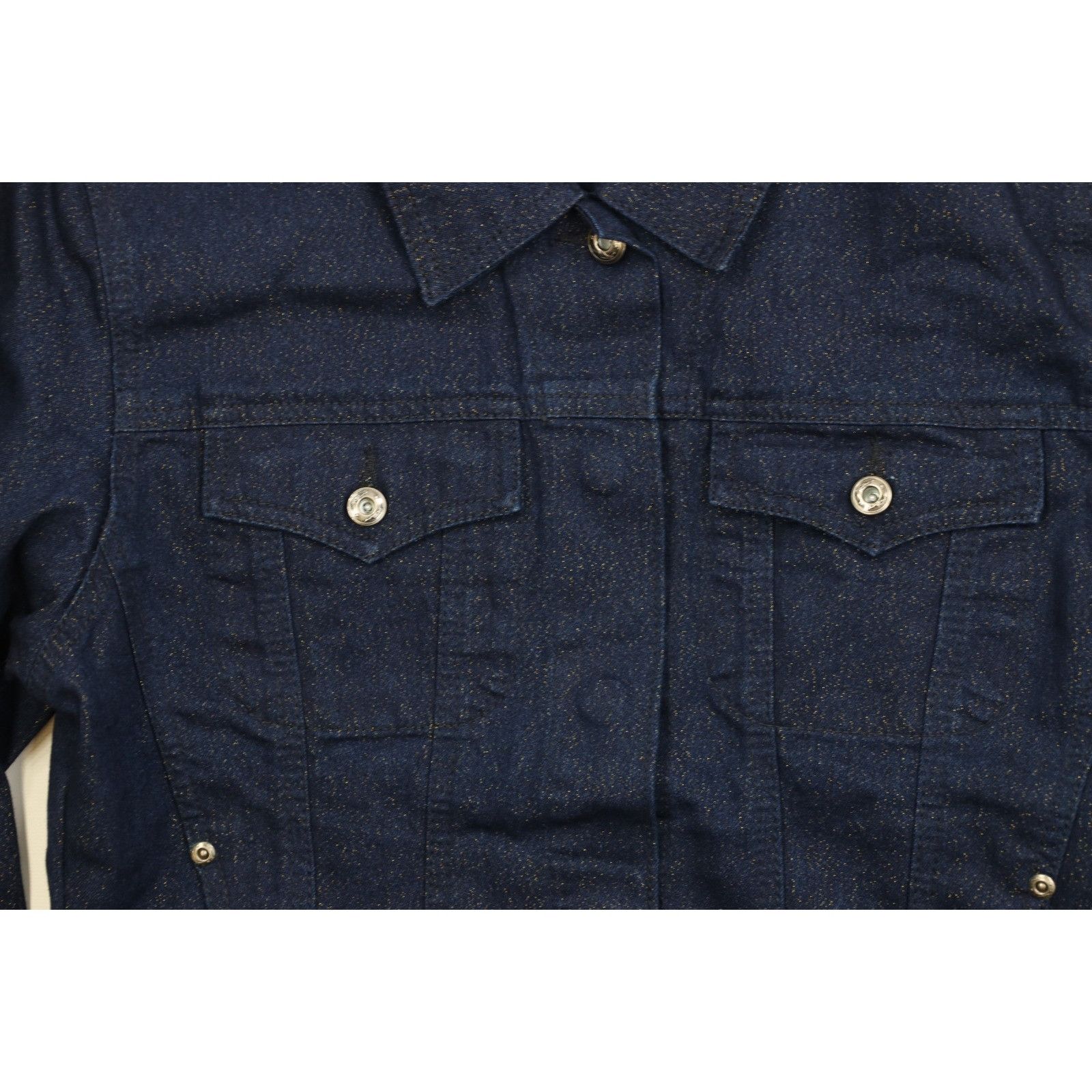 Fubu Vintage 90s Y2K FUBU Babydoll Metallic 2 Piece Denim Suit Size XL / US 12-14 / IT 48-50 - 4 Thumbnail