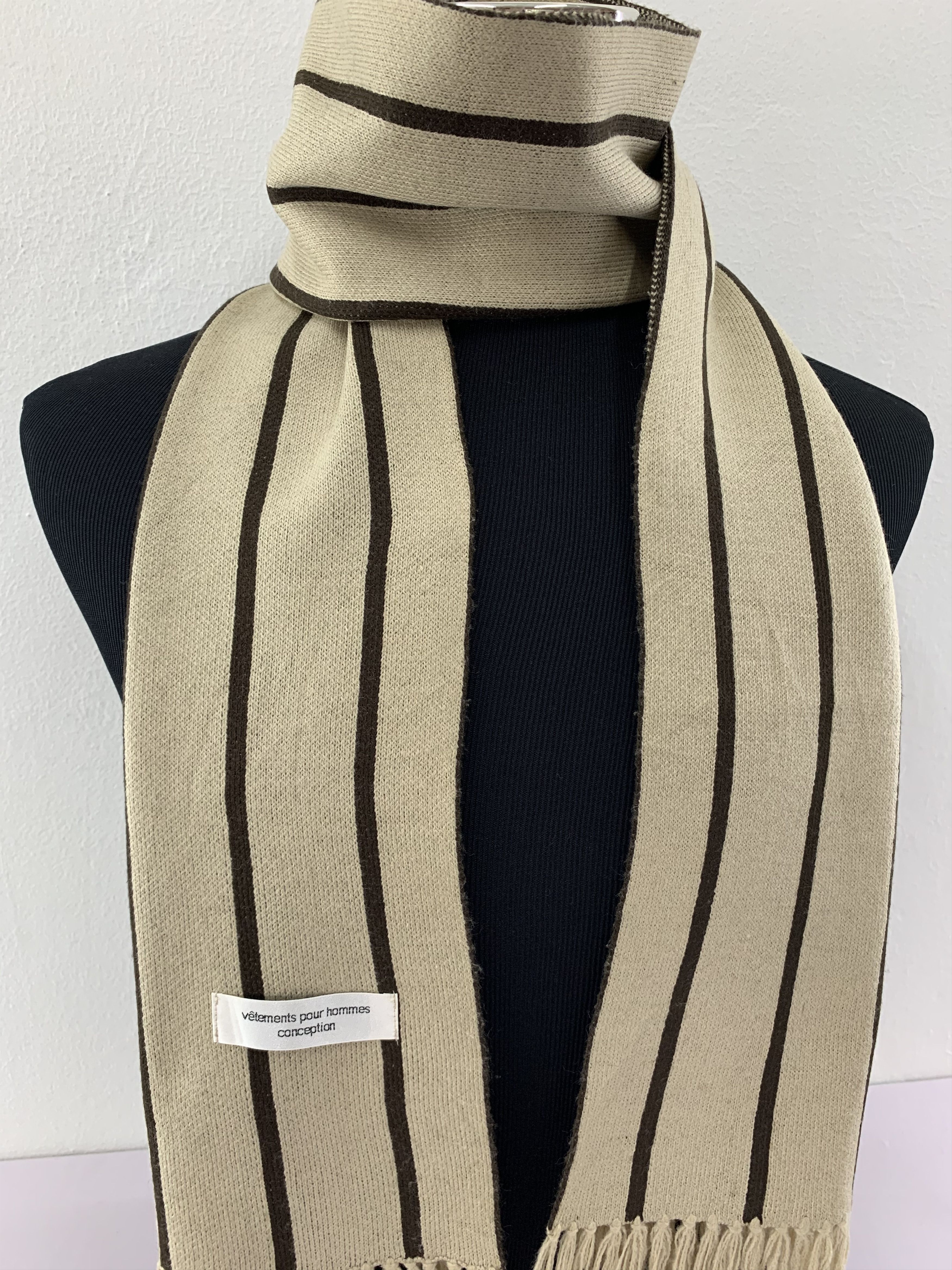 Vintage Vintage Scarf Wool Muffler Neck Wrap BL4022 Size ONE SIZE - 3 Thumbnail